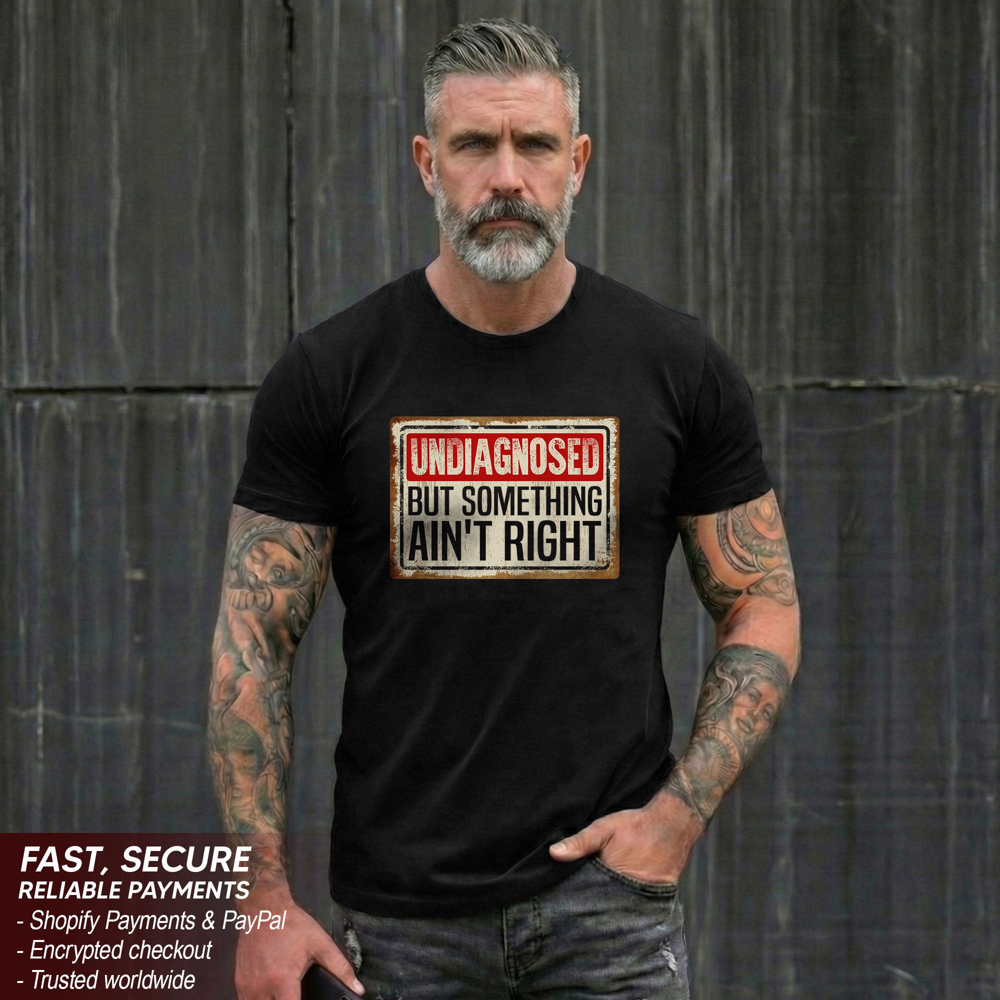 Funny Chronic Illness Shirt - "Undiagnosed But Something Ain't Right" Tee For Awareness