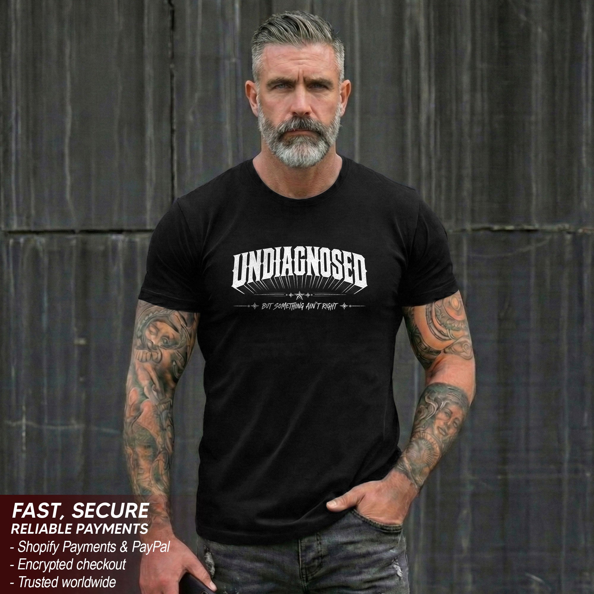 Classic Slogan Tee Undiagnosed But Something Ain't Right Casual Daily Wear Unisex Shirt