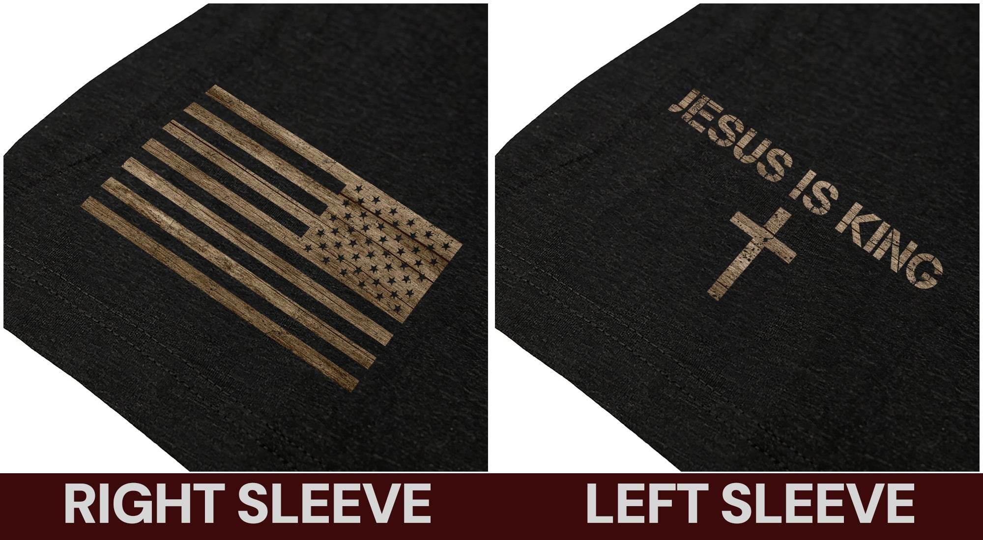 Jesus Is King John 14:6 Cross Christian T-Shirt - Rust Field Wear