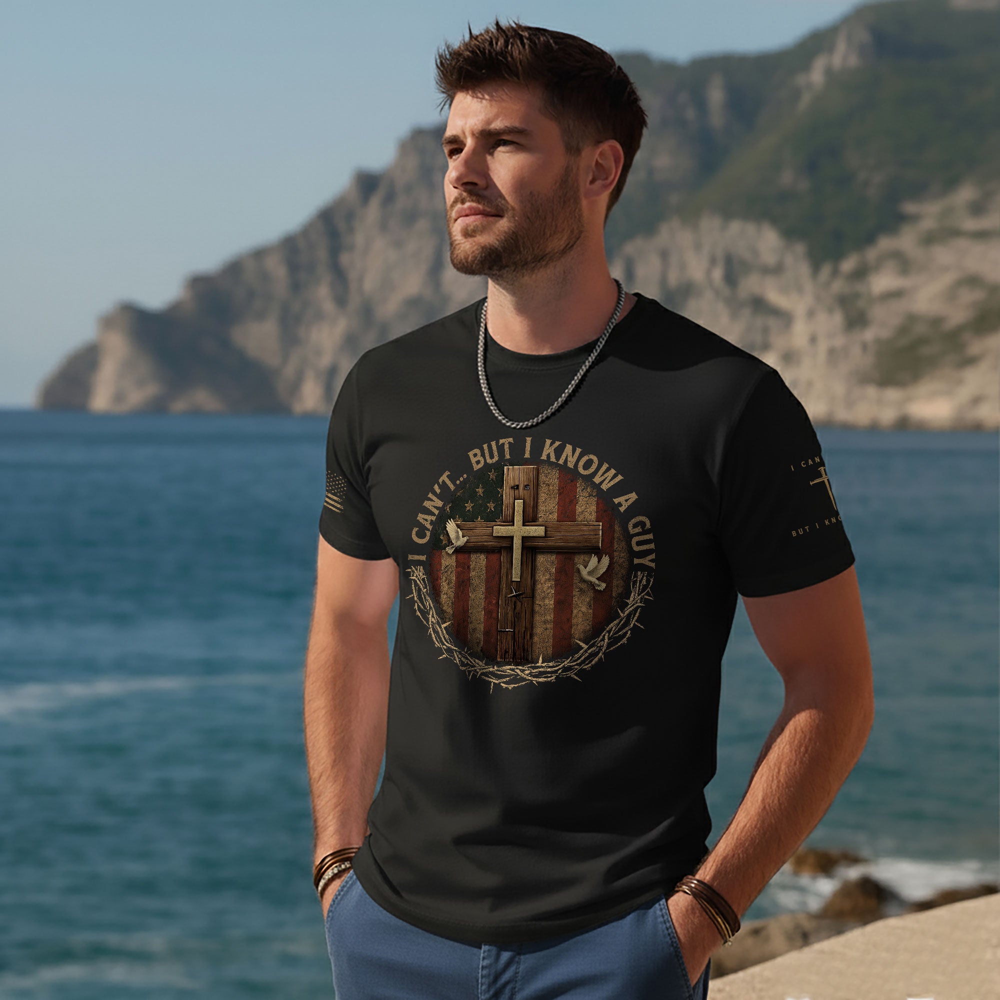 I Can't... But I Know a Guy – Christian Warrior Tee