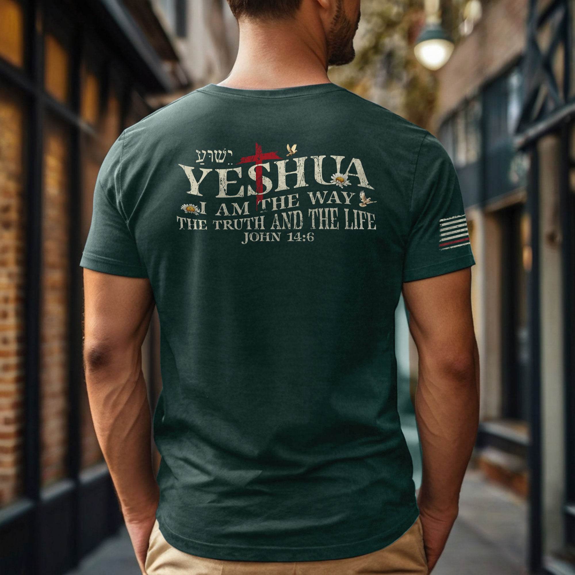 Yeshua The Way The Truth And The Life T-Shirt - Rust Field Wear
