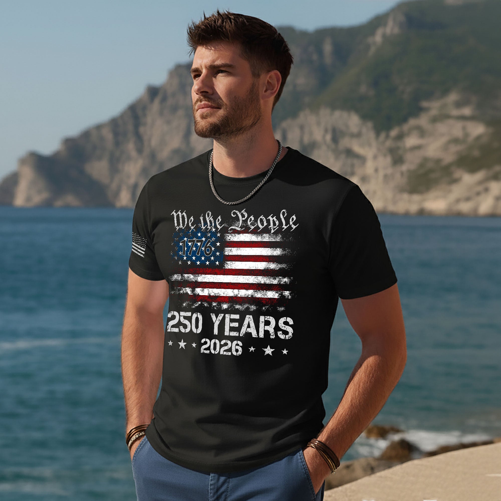 We The People 250 Years Shirt – USA Flag Independence 1776–2026 Tee