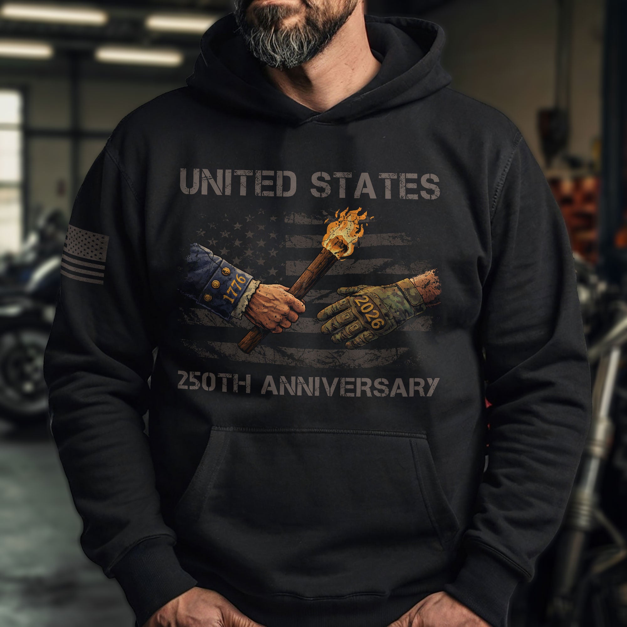 USA 250th Anniversary Hoodie 1776–2026, Premium American Heritage Commemorative Hoodie for Everyday Wear