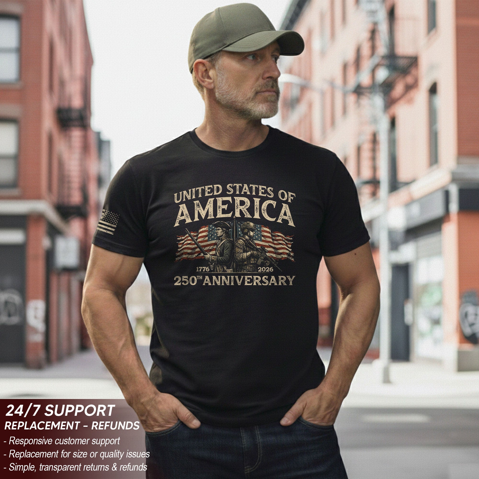 America 1776–2026 250 Years Anniversary Shirt, Semiquincentennial Legacy of Freedom