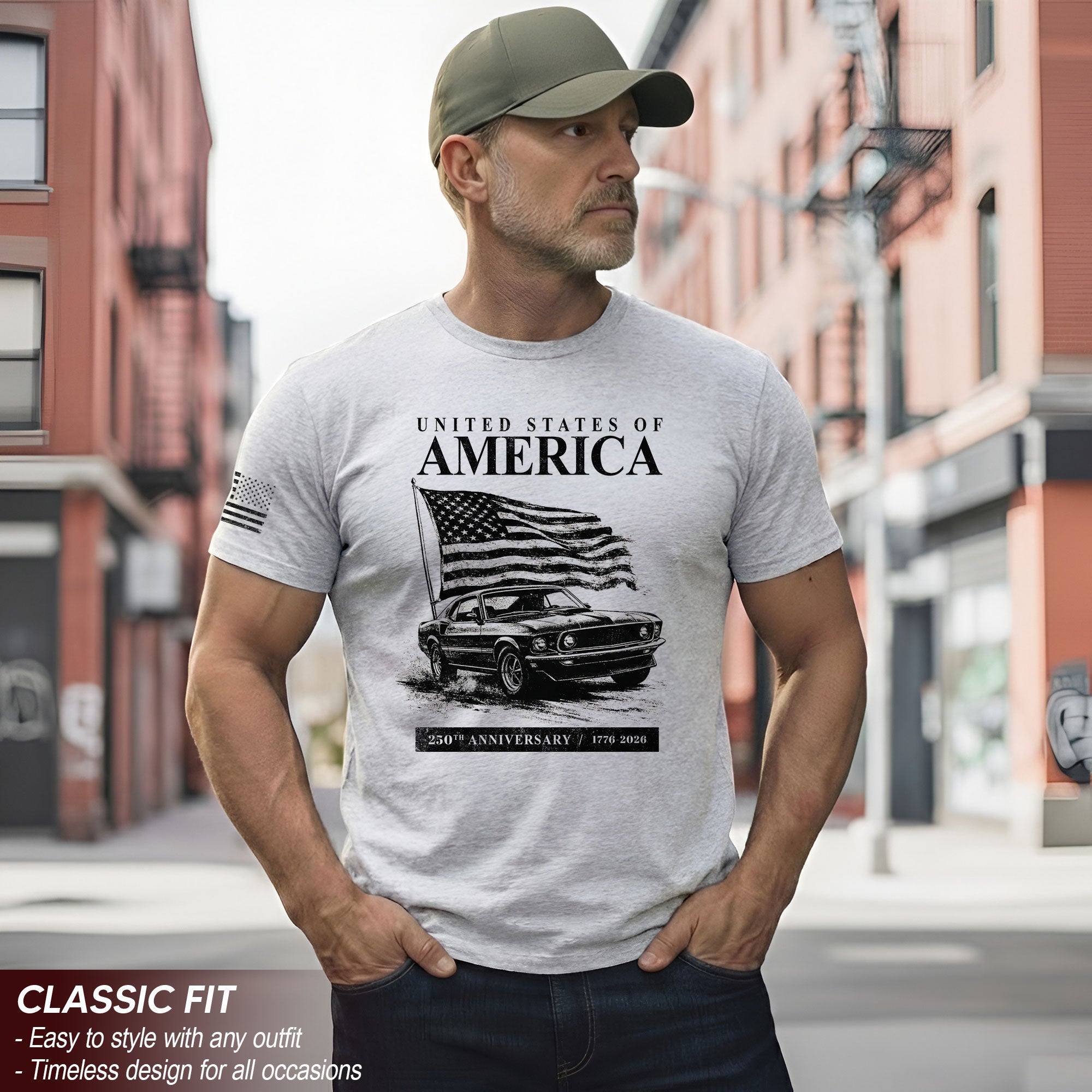 1776–2026 USA Independence Day 250 Years Shirt