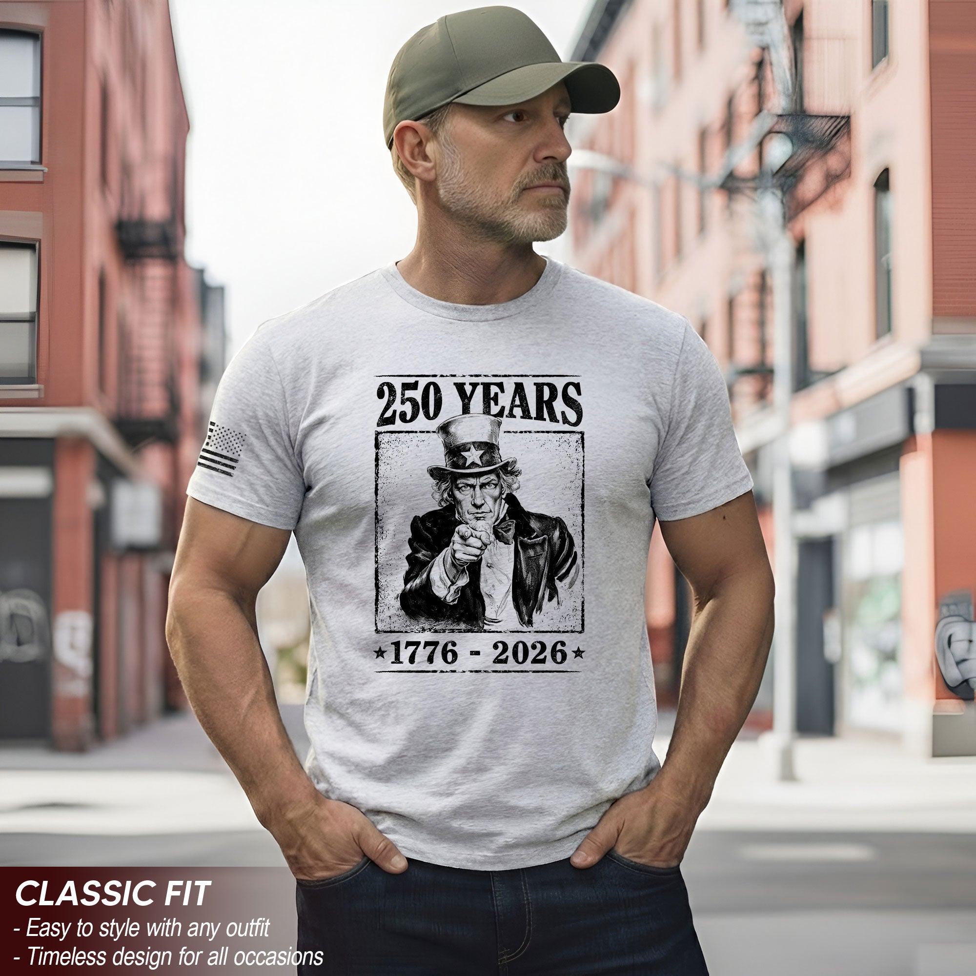 United States 250th Birthday 1776–2026 Patriotic Heritage Shirt