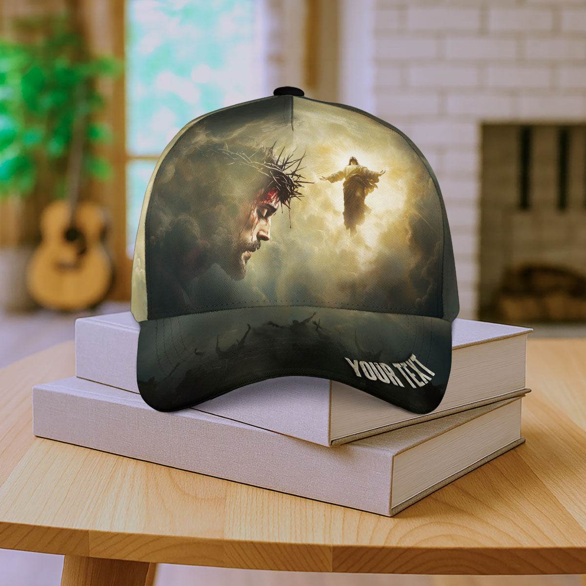 From Crucifixion to Glory – Christian Faith Customized Hat - Rust Field Wear