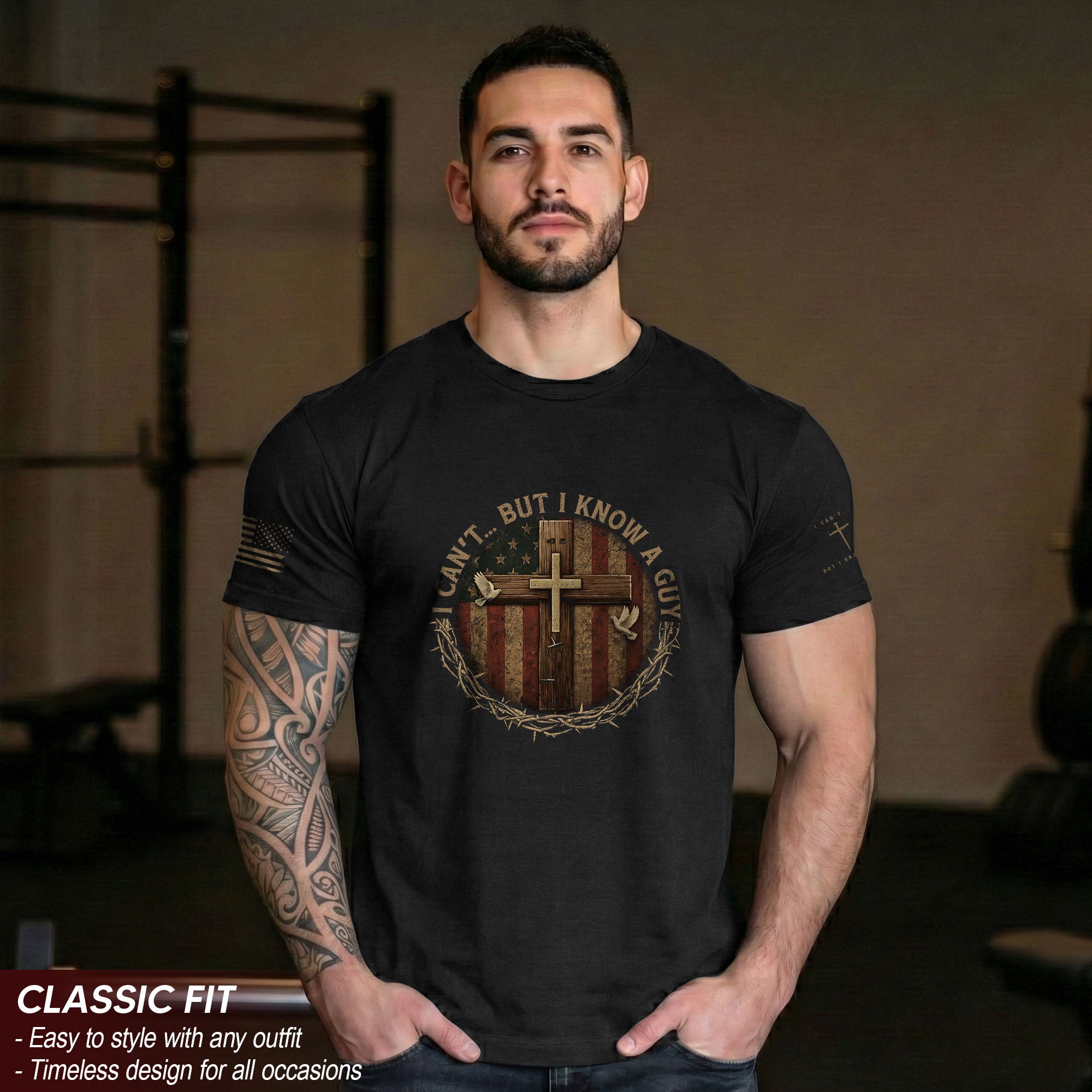 I Can't... But I Know a Guy – Christian Warrior Tee