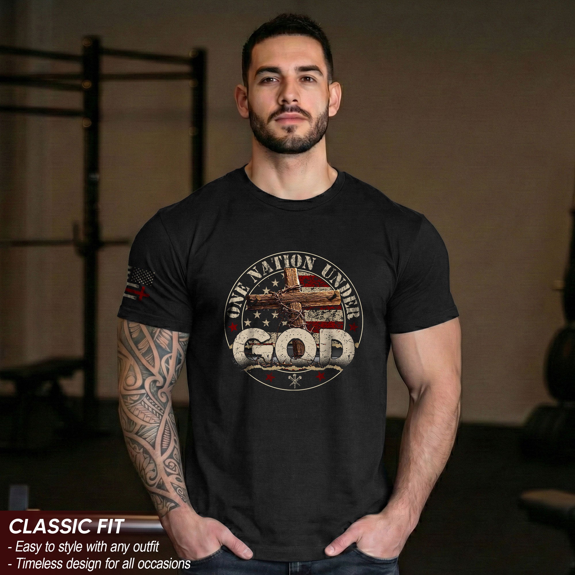 One Nation Under God Christian Shirt