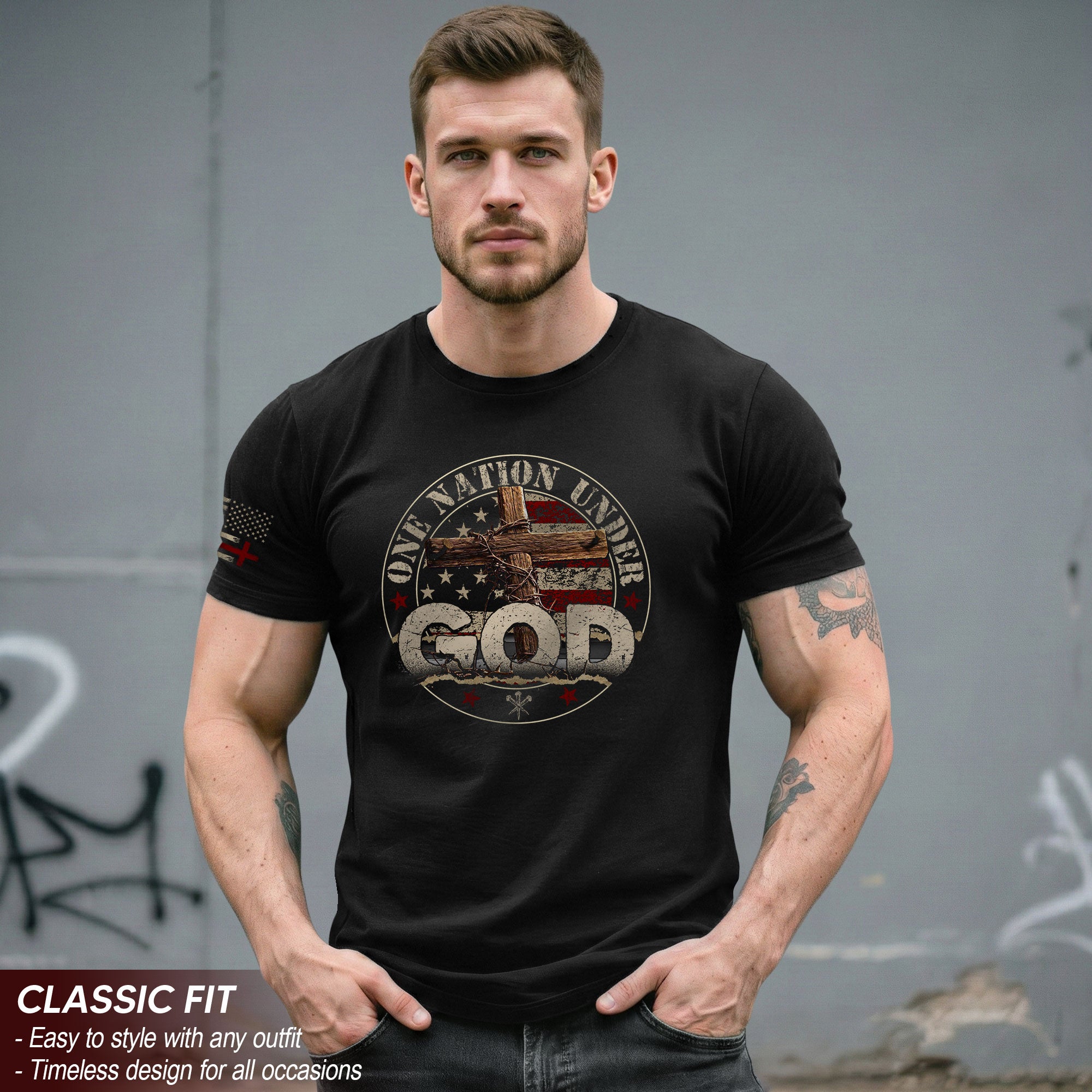 One Nation Under God Christian Shirt