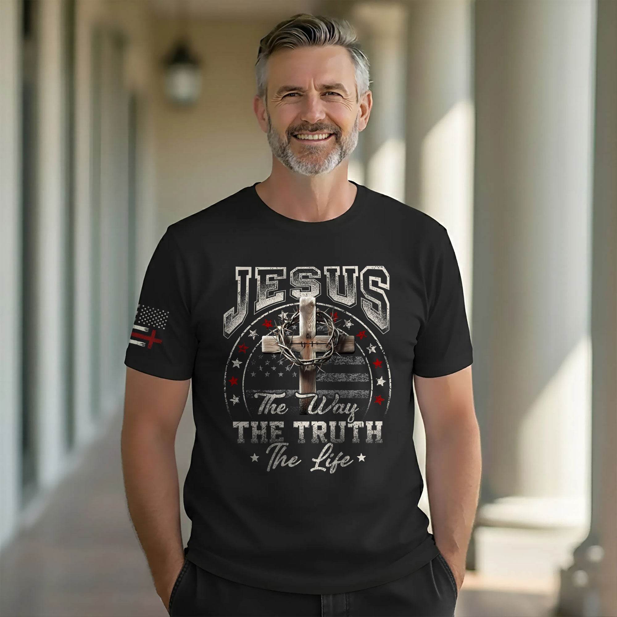 Jesus The Way The Truth The Life T-Shirt - Rust Field Wear