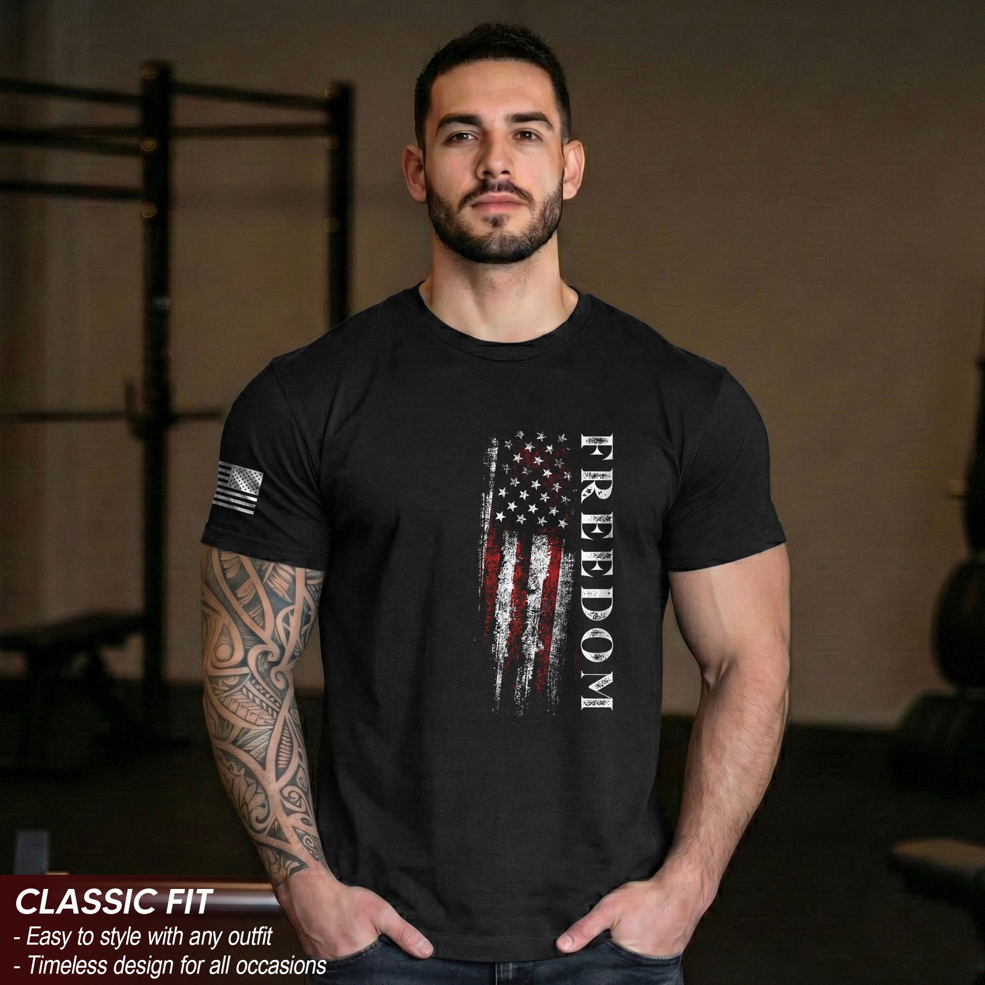 'The Battle for Freedom' Patriotic T-Shirt