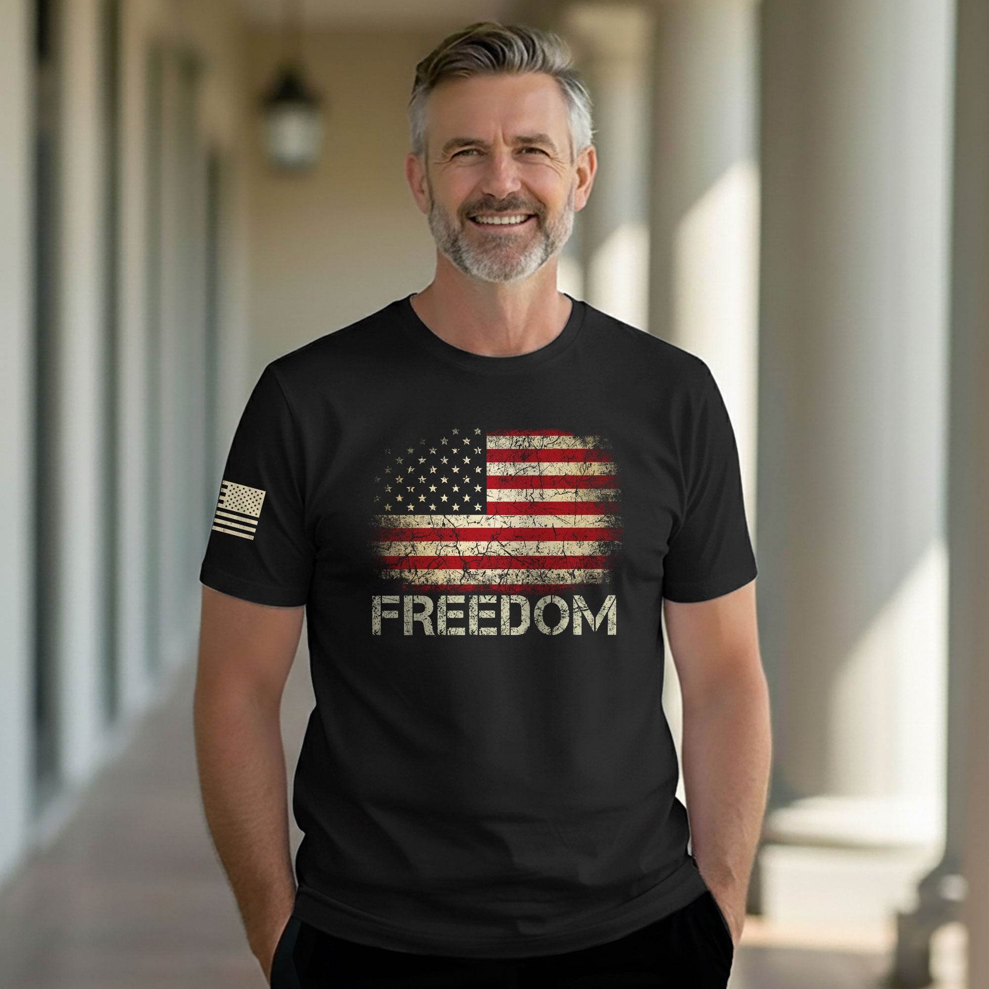 'Freedom' American Legacy T-Shirt - Rust Field Wear