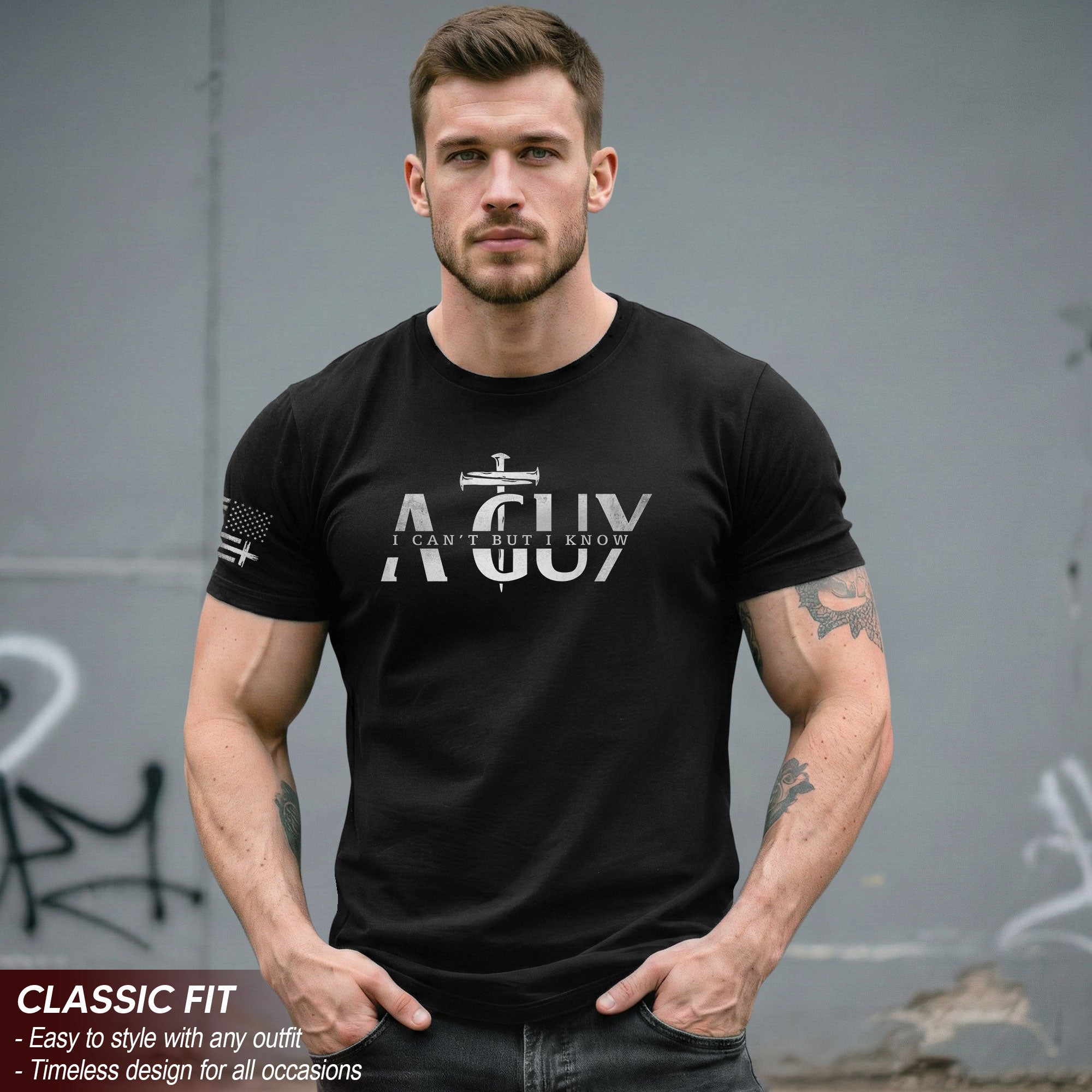 I Can’t But I Know A Guy Cross Nail Christian T-Shirt