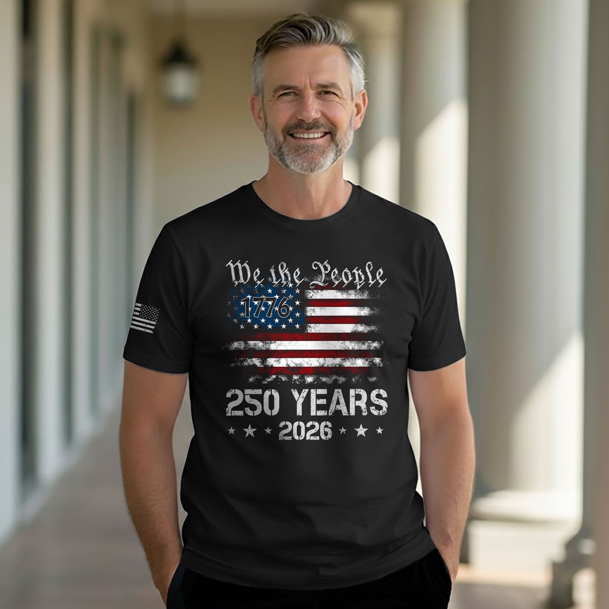 We The People 250 Years Shirt – USA Flag Independence 1776–2026 Tee
