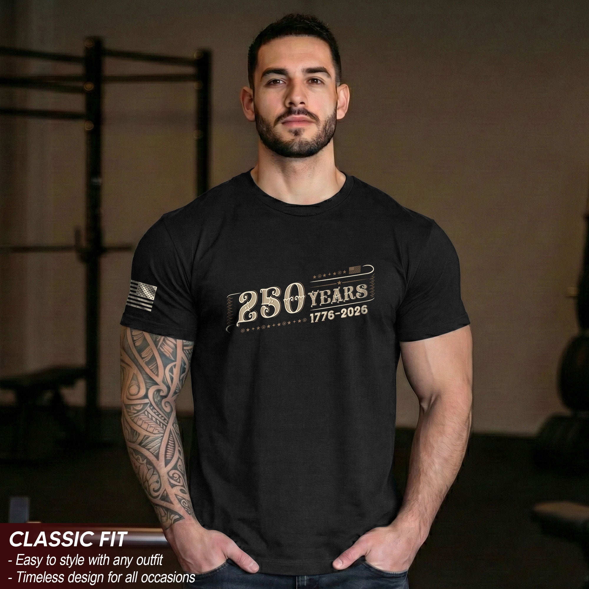 250 Years Independence Anniversary T-Shirt – 1776–2026 Vintage American Heritage Tee