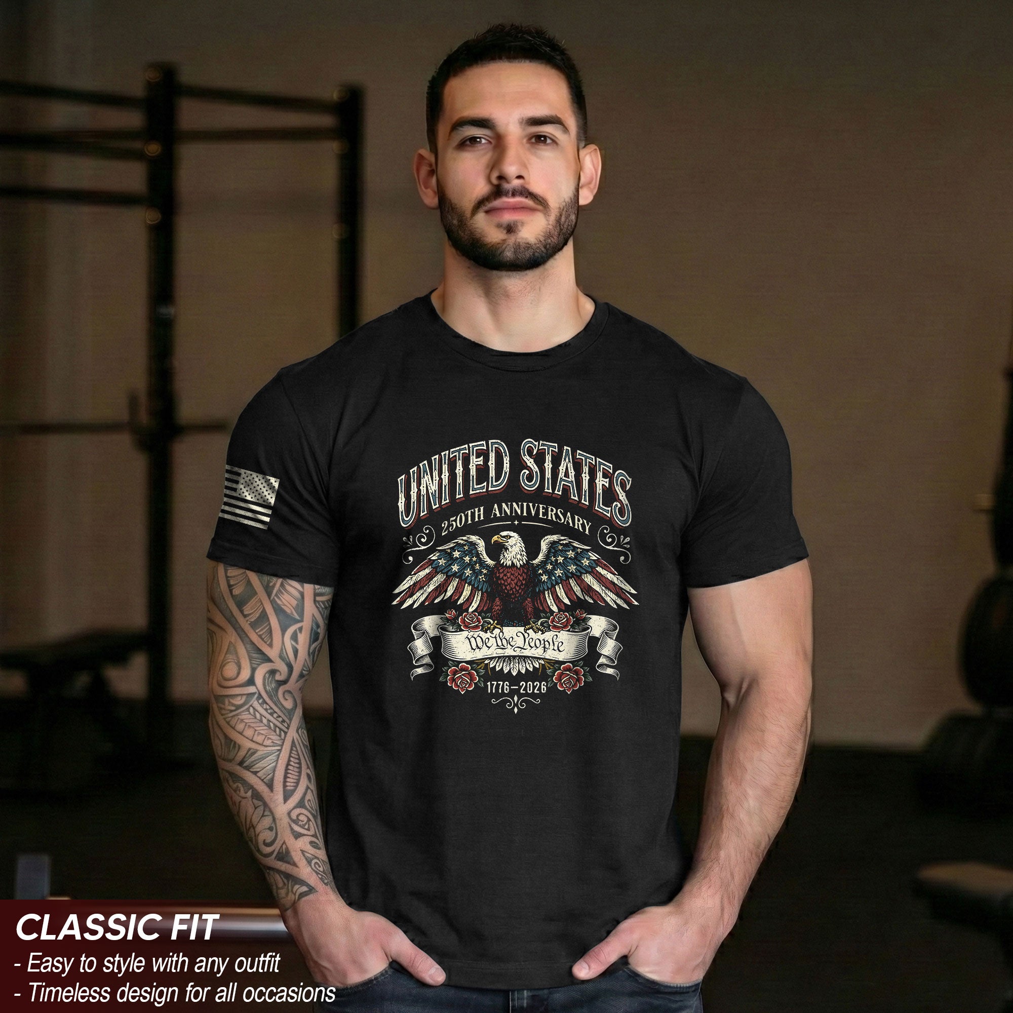 USA Independence 250th Anniversary Shirt 1776–2026 Patriotic Torch of Freedom