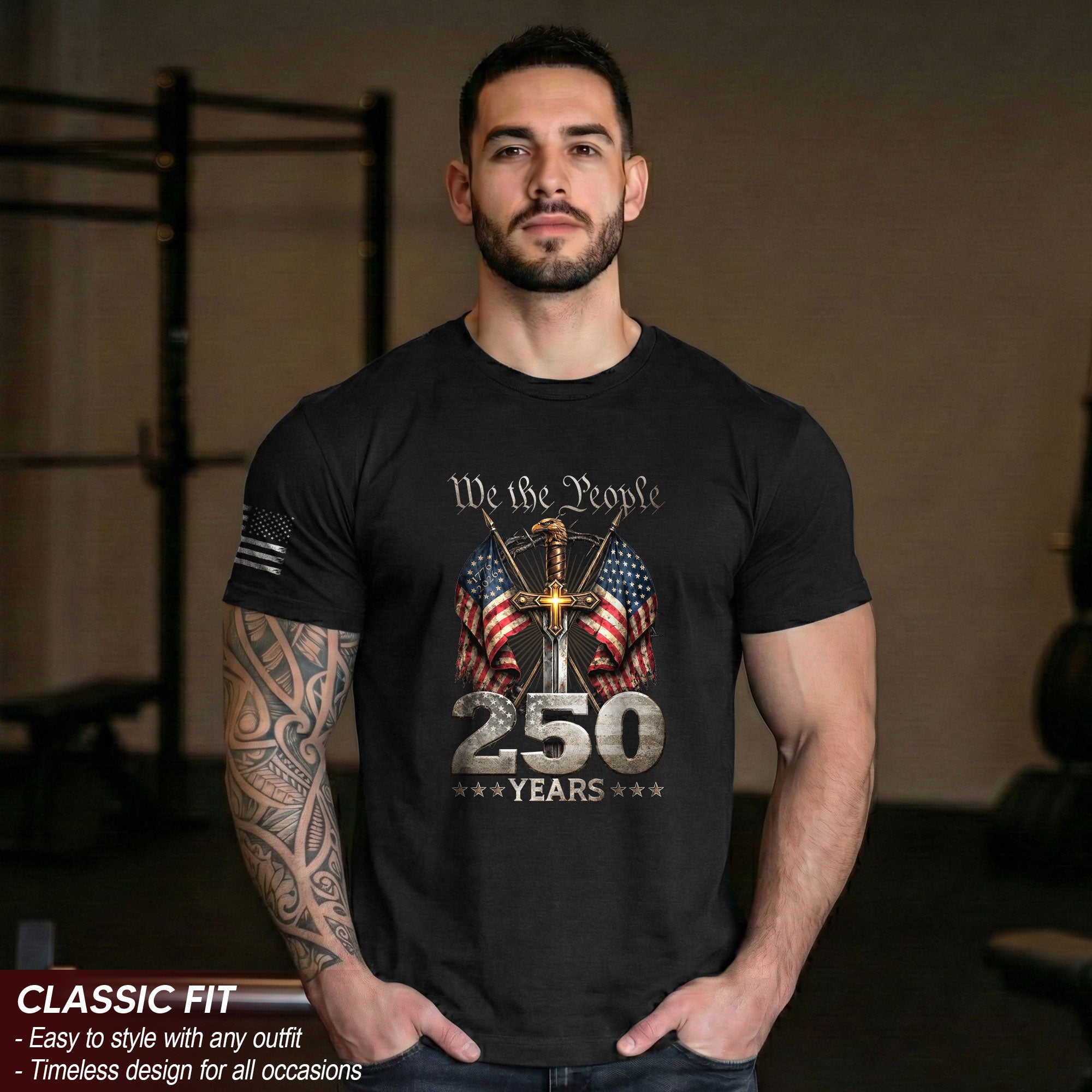 Christian USA 250th Anniversary Shirt 1776–2026 Faith Freedom Heritage Shirt