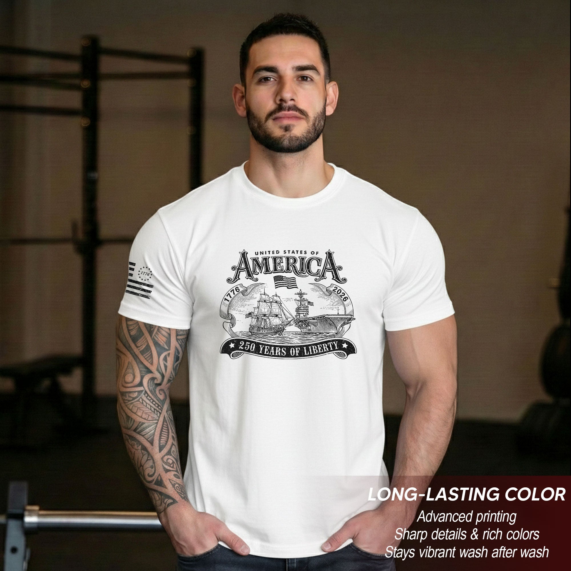 1776–2026 USA Semiquincentennial Freedom Heritage Patriotic Shirt