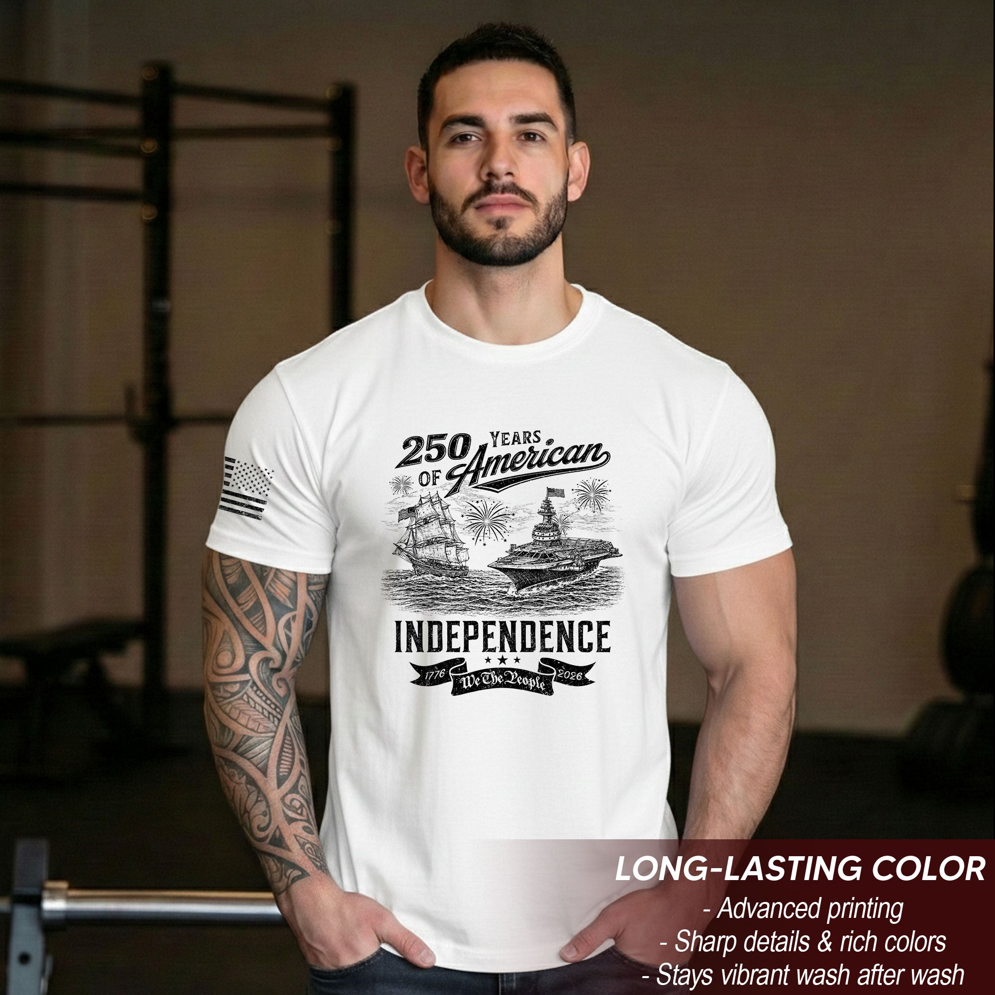 250 Years America Freedom Journey Patriotic Celebration Shirt