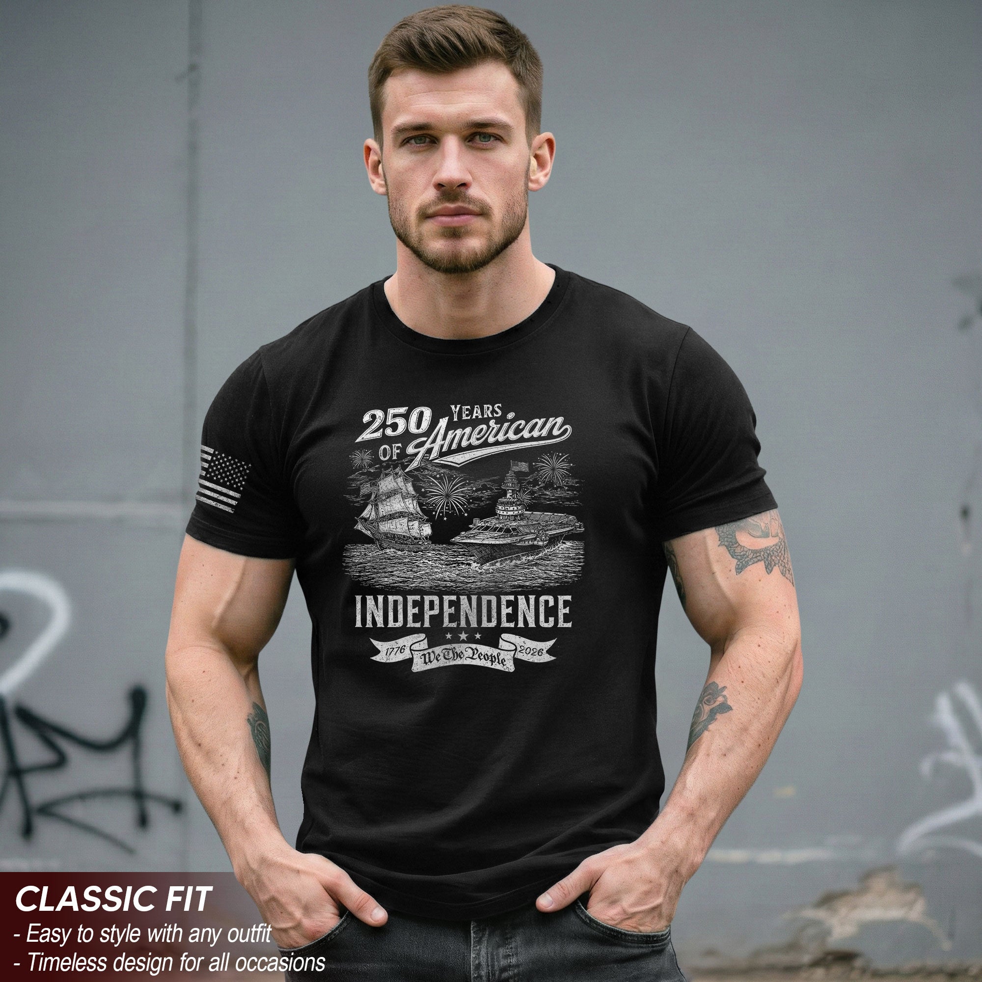 USA Independence 250th Anniversary Freedom Pride Shirt 1776–2026