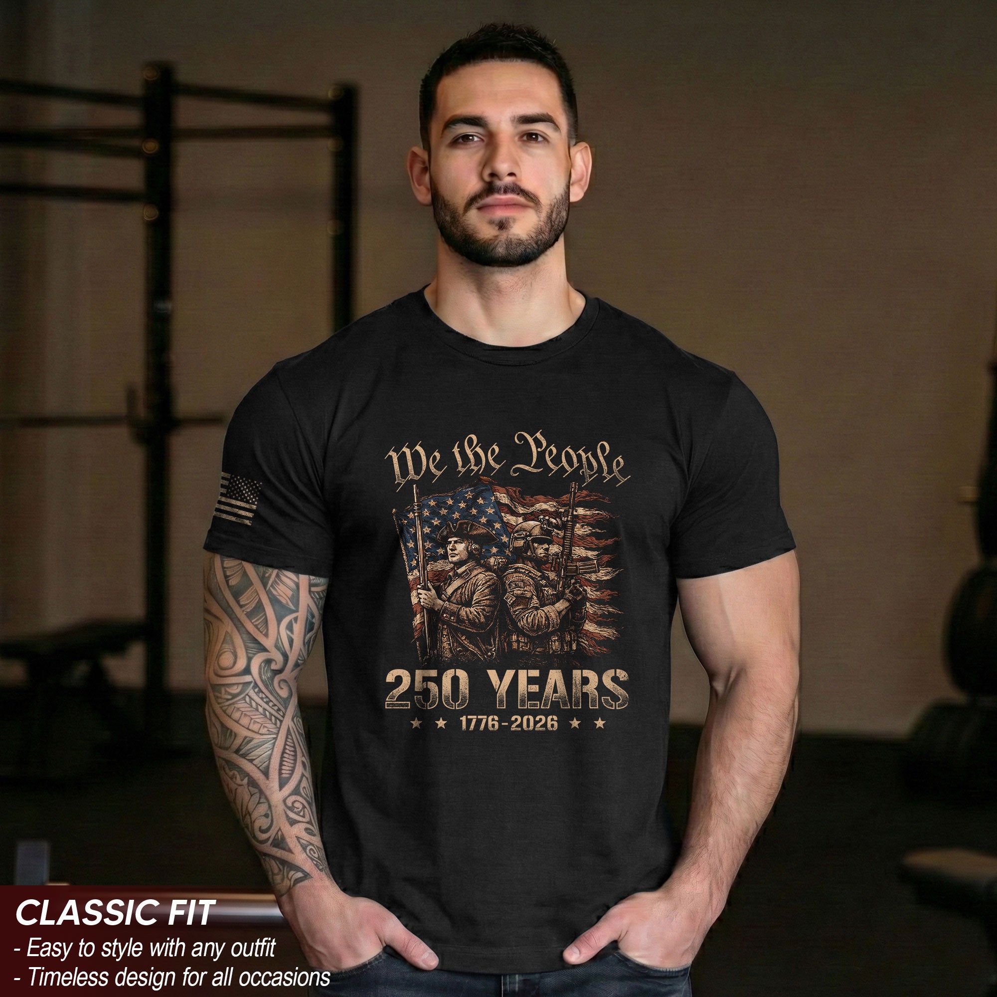 USA Semiquincentennial 250th Anniversary Shirt 1776–2026, Timeless Freedom Tribute