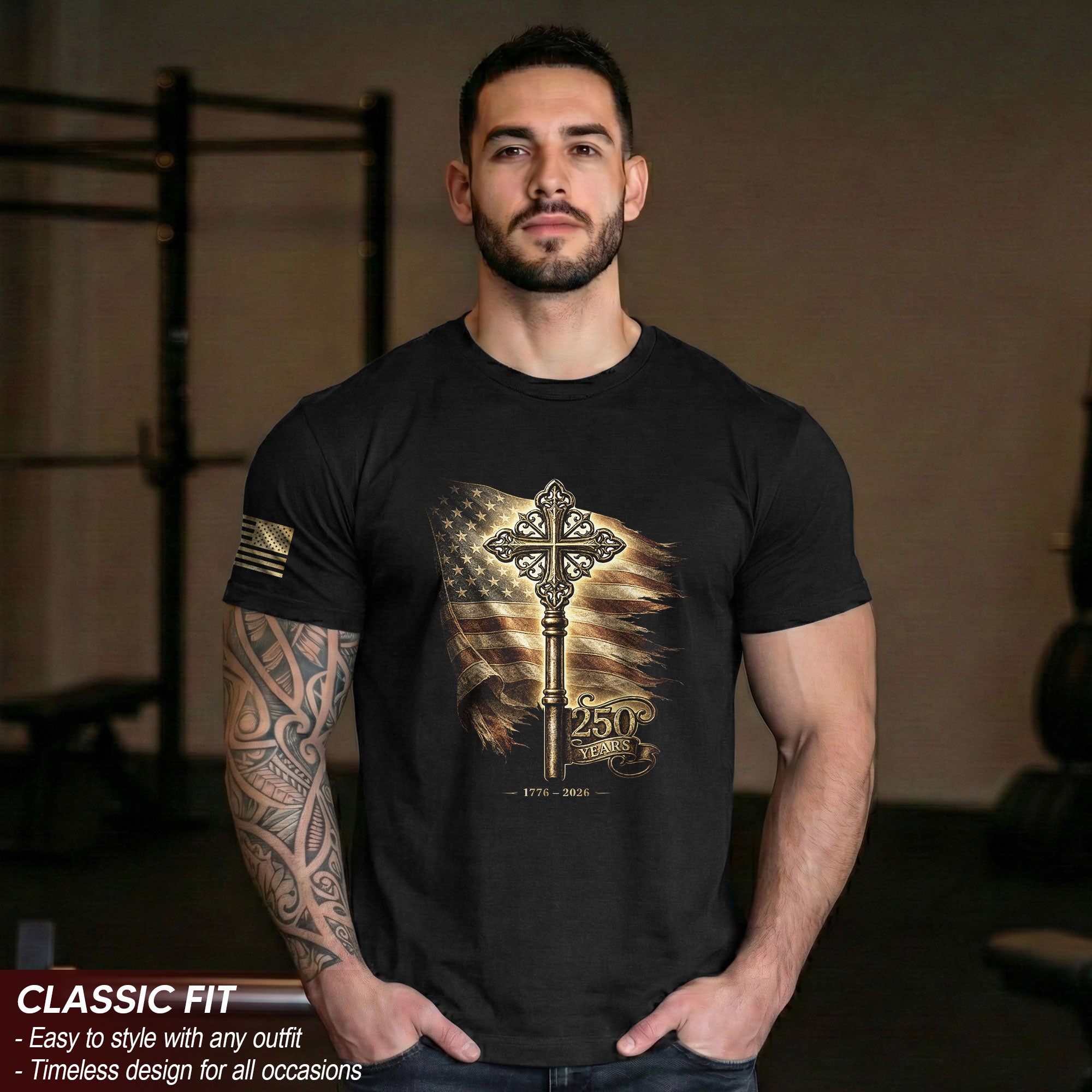 USA 250 Years Freedom Key Shirt 1776–2026 Independence Heritage Shirt