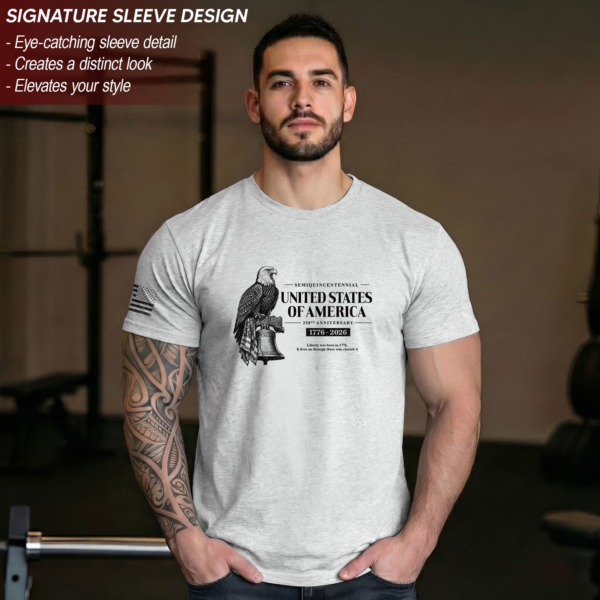 Semiquincentennial 1776–2026 America Heritage Independence Shirt