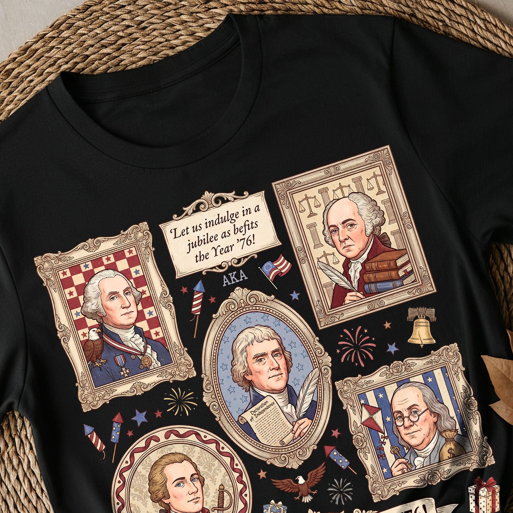 250th Anniversary 1776 Founding Fathers Shirt Patriotic American History