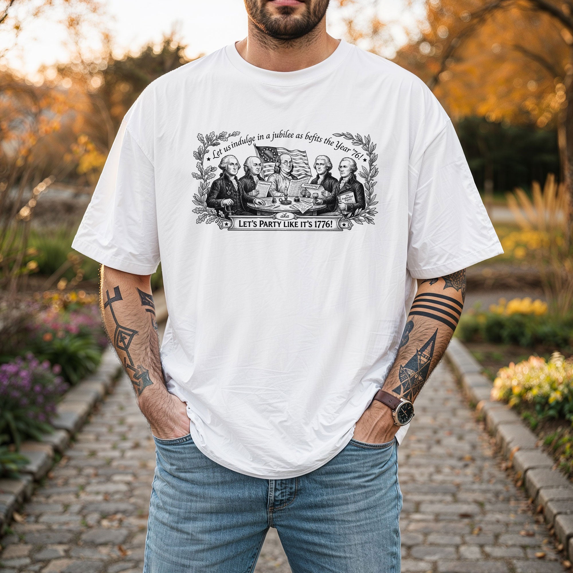 America 250th Anniversary Founding Fathers Vintage Shirt Let’s Party Like It’s 1776