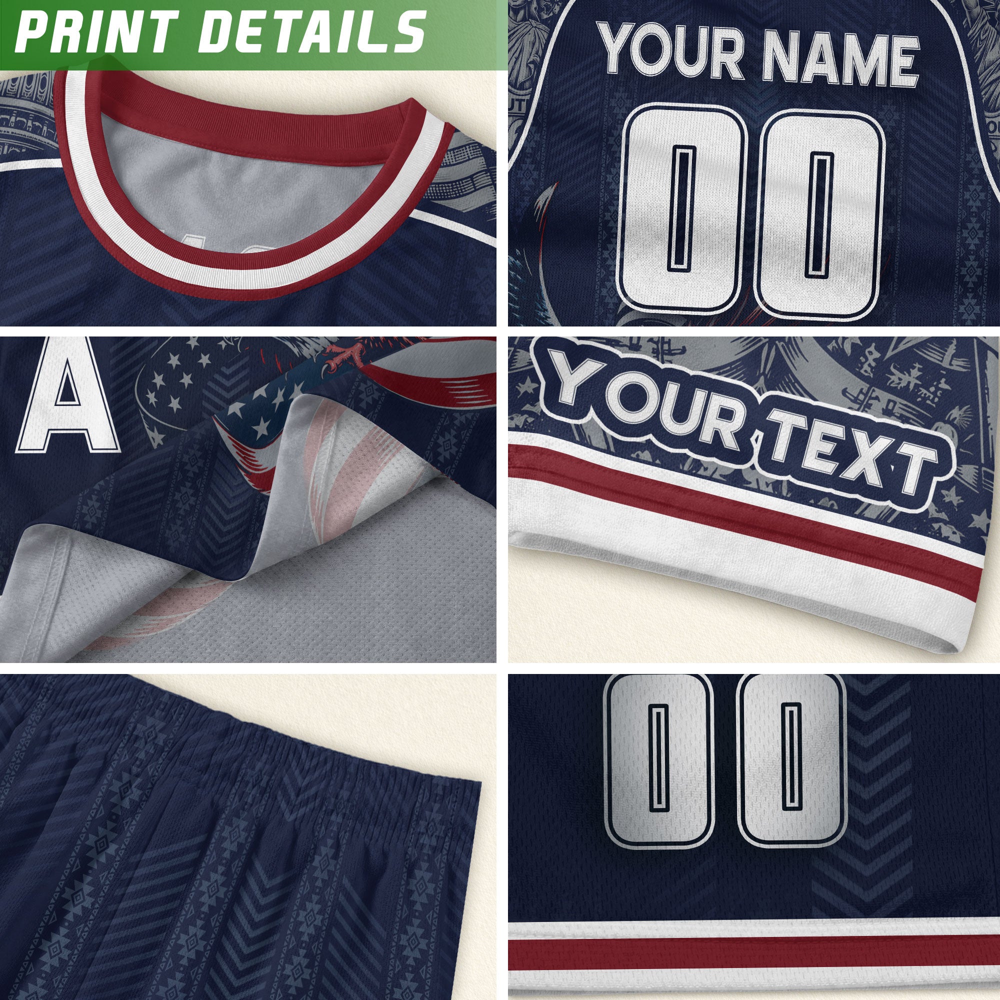 Custom Name Kids Soccer Jersey Personalized USA Youth Eagle Athletic Sport T Shirt