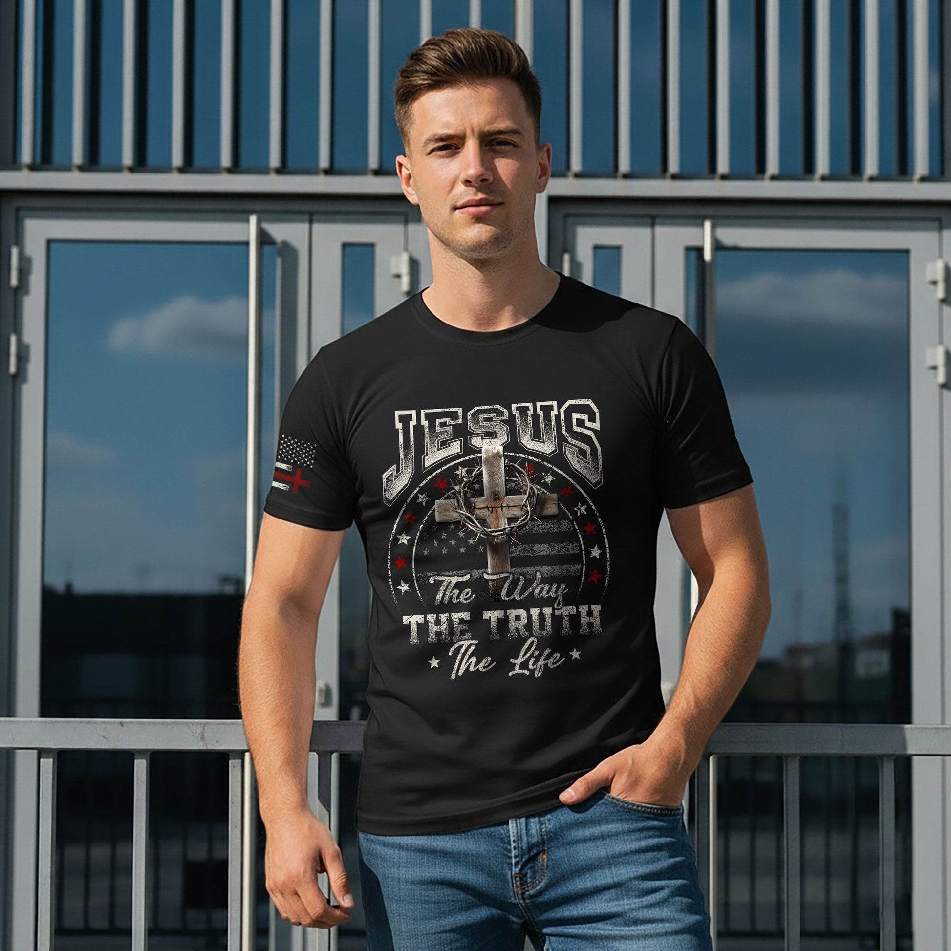 Jesus The Way The Truth The Life T-Shirt - Rust Field Wear