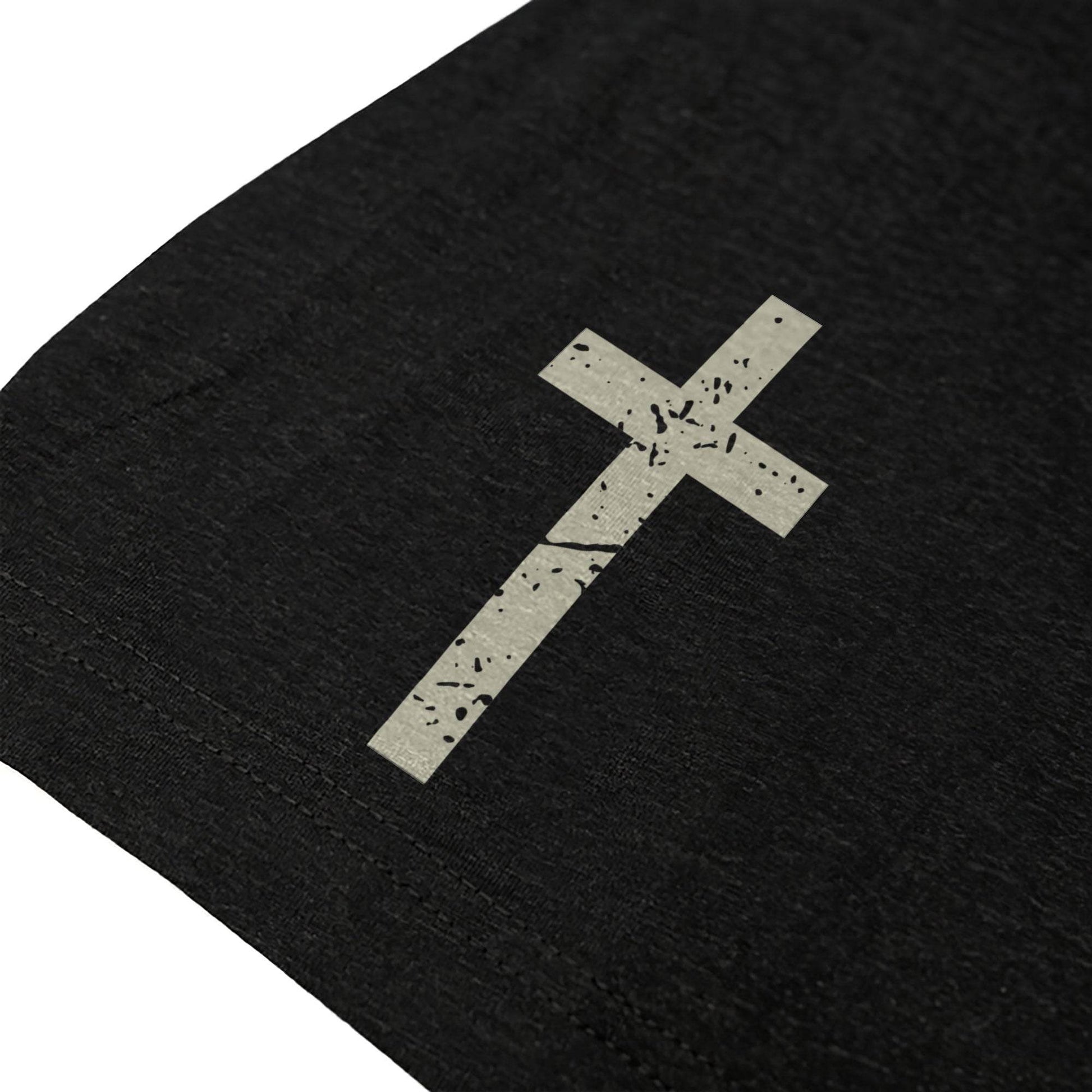 Believe American Flag Cross T-Shirt - Rust Field Wear