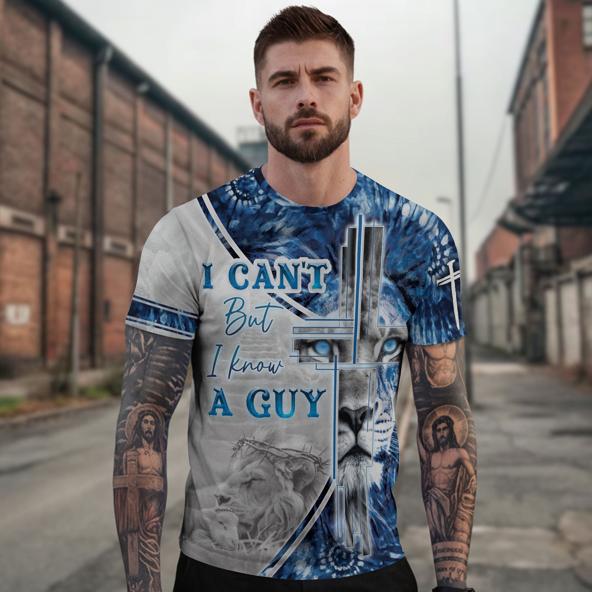 Strength In My Weakness "I Know A Guy" Christian Faith T-Shirt