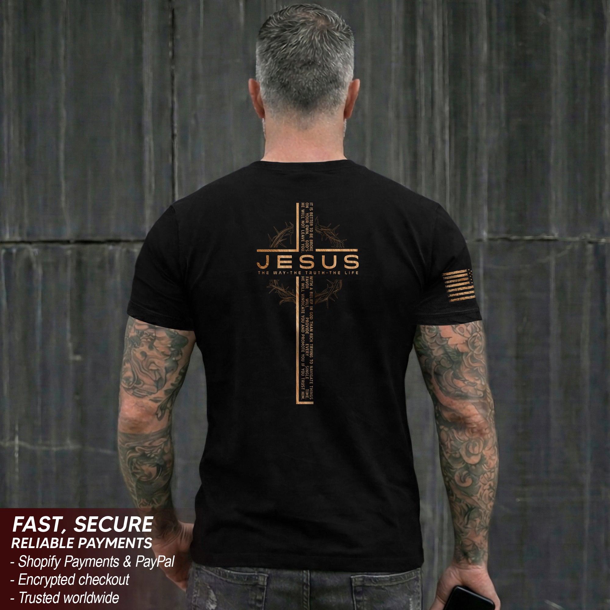 Jesus Cross Bible Verse Christian T-Shirt
