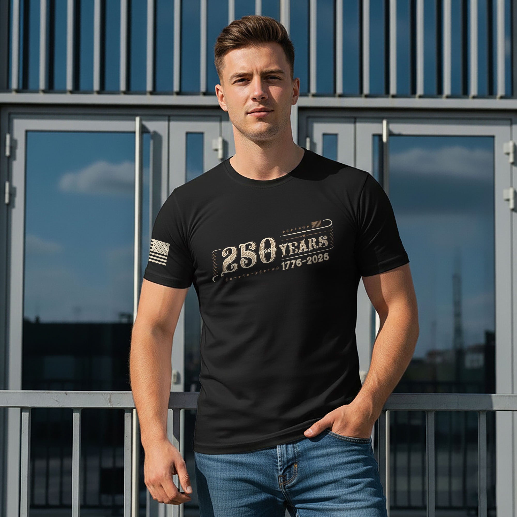 250 Years Independence Anniversary T-Shirt – 1776–2026 Vintage American Heritage Tee