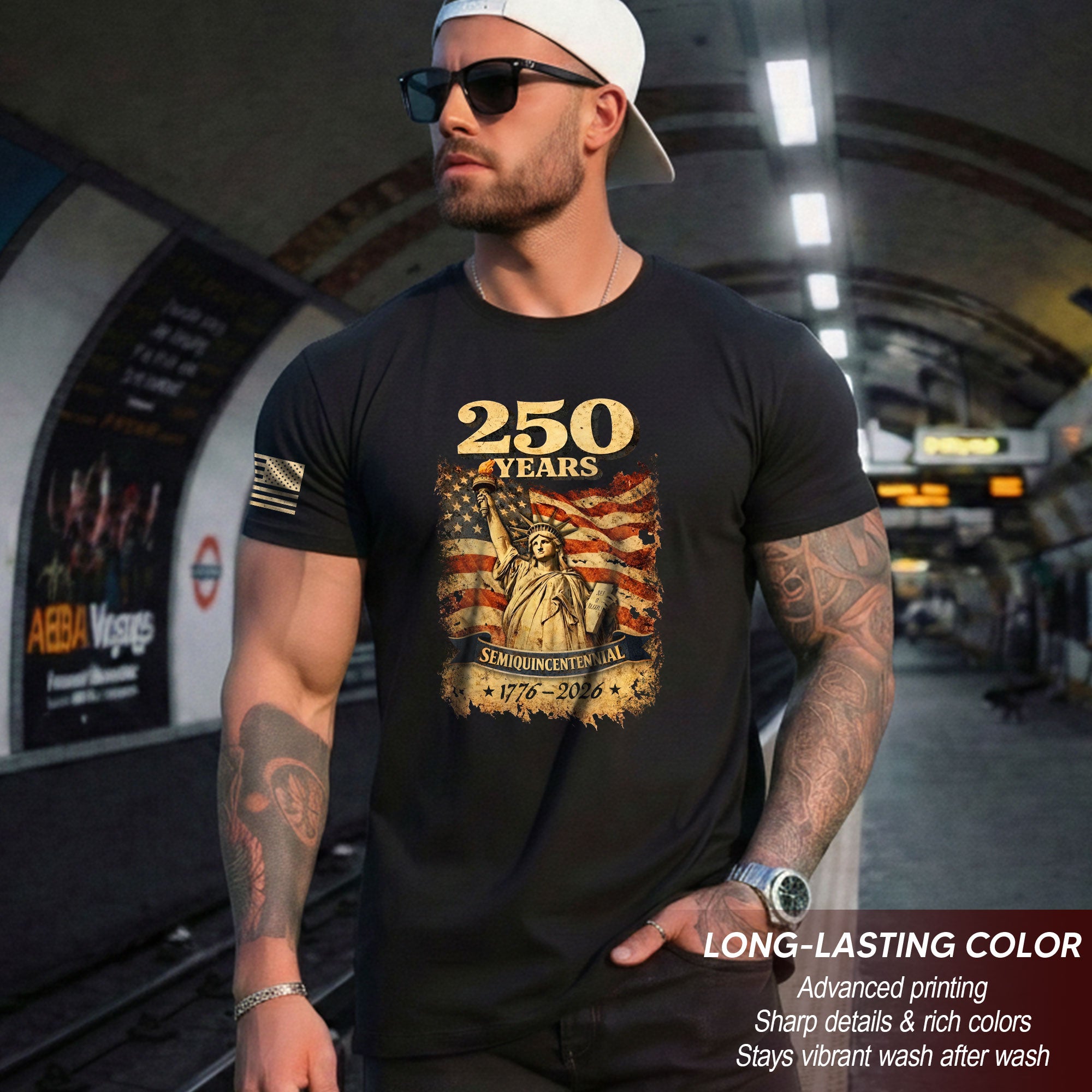 USA 250th Anniversary 250 Years Shirt 1776-2026 Patriotic - Rust Field Wear