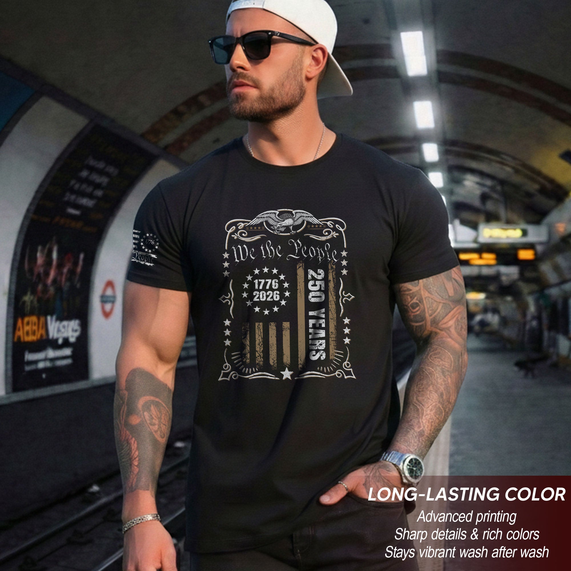 USA 250th Anniversary Shirt 1776-2026 We The People Patriotic Heritage American