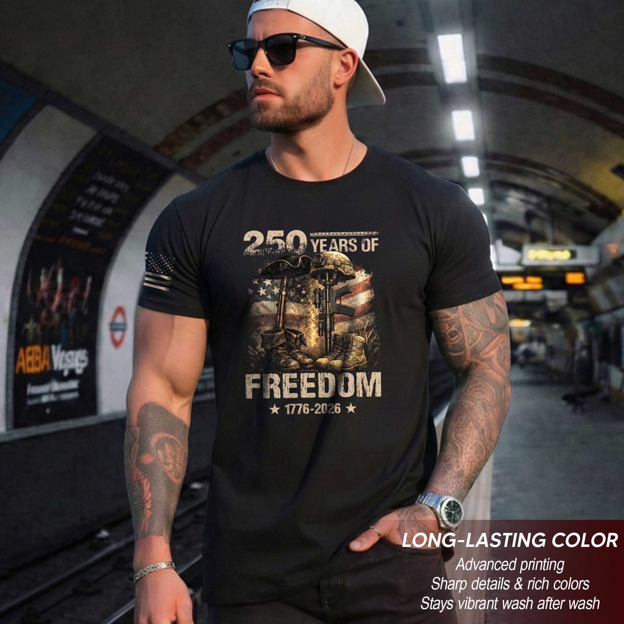 Honoring Past & Present – 250 Years America Anniversary Shirt
