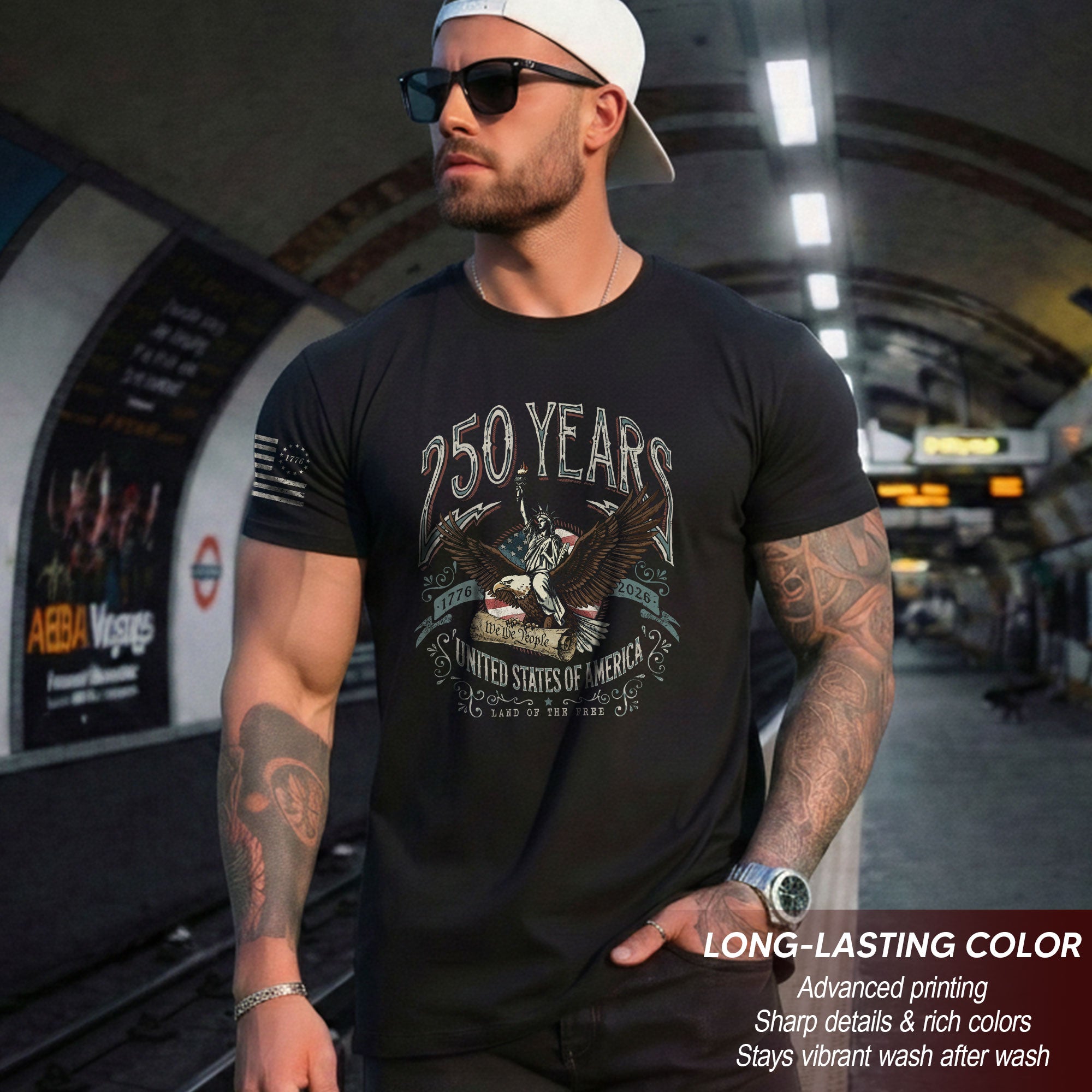 USA 250th Anniversary Shirt 1776–2026 Past and Present Torch of Freedom