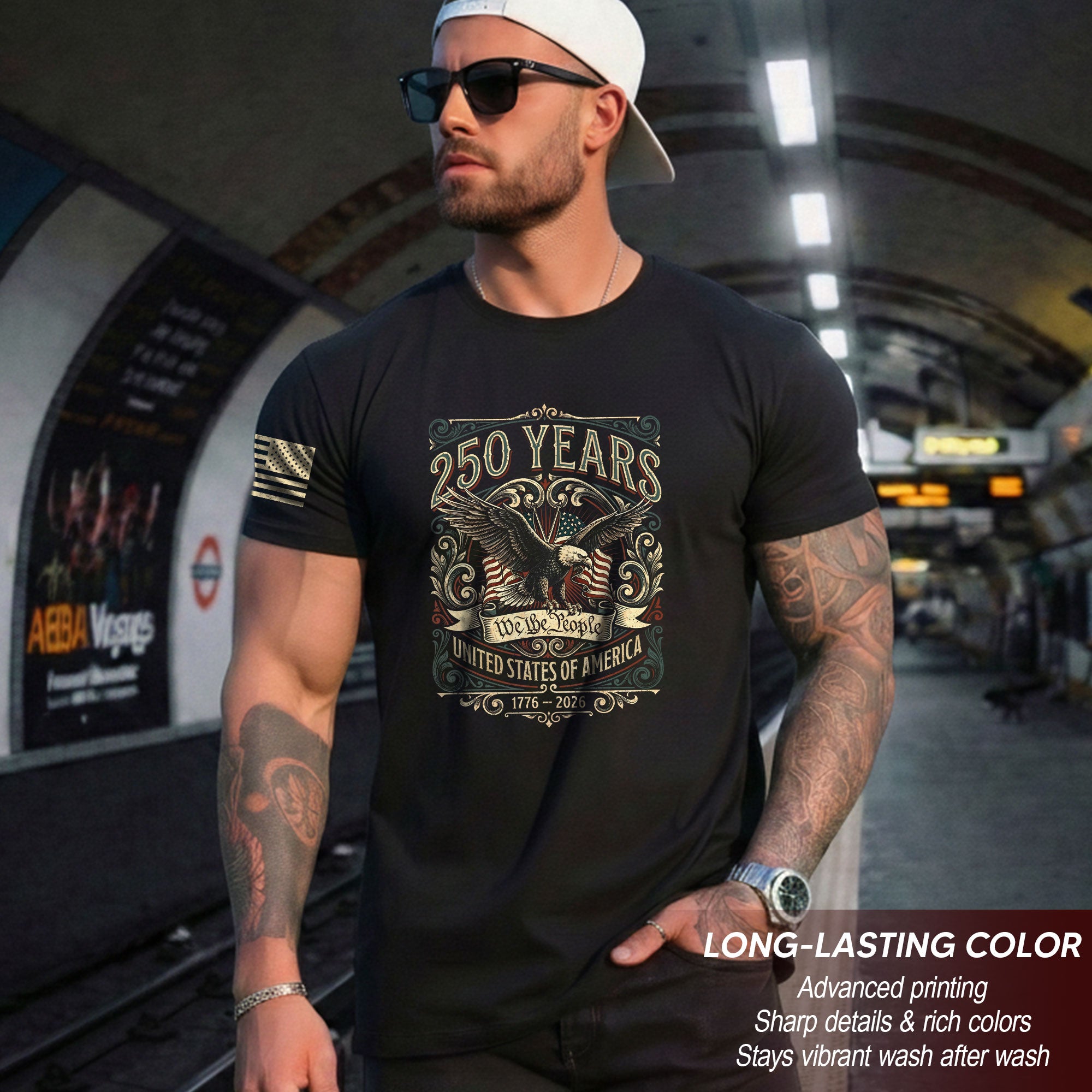 United States 250 Years Independence Shirt 1776–2026 American Eagle Patriotic Apparel