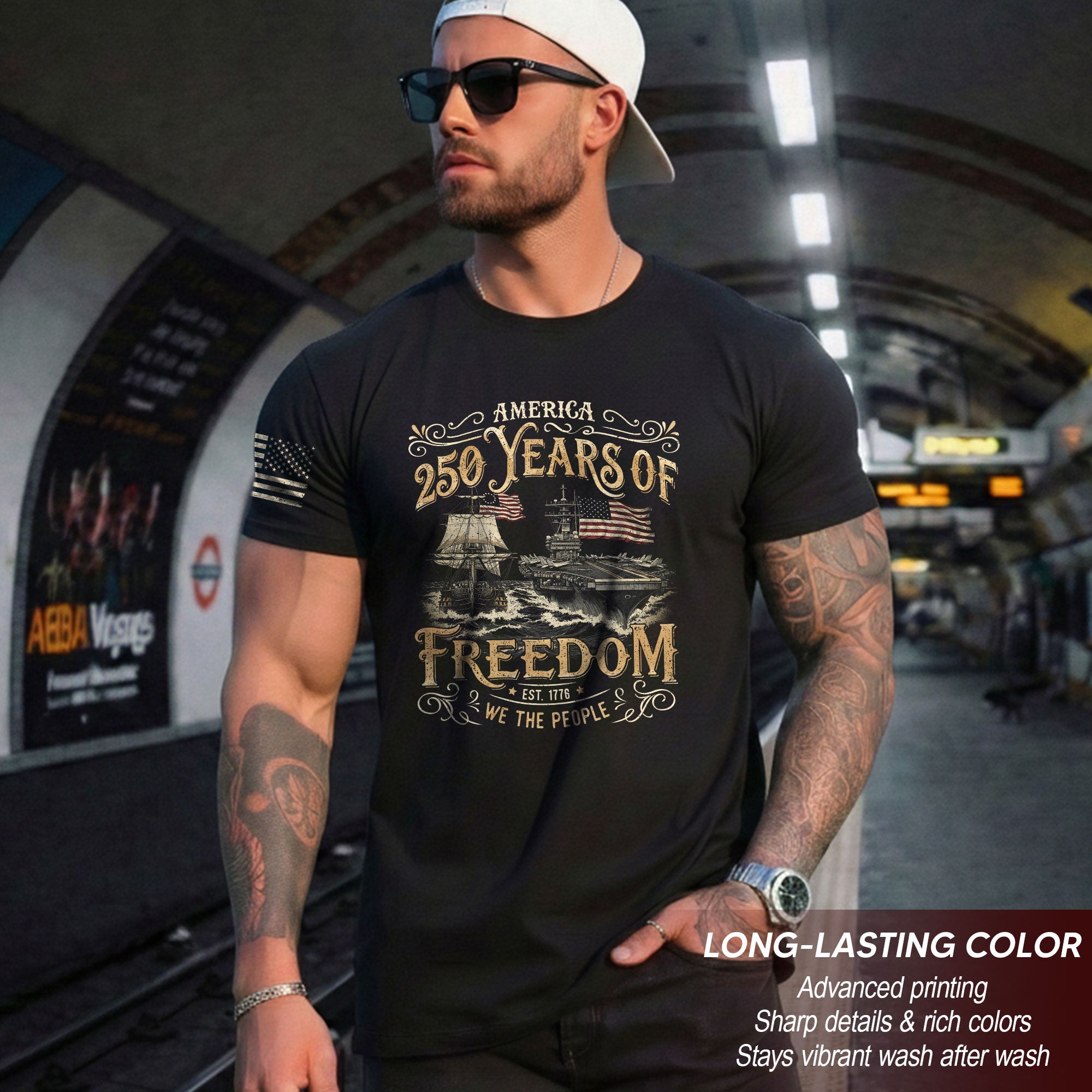 1776–2026 American Freedom Celebration 250th Anniversary Shirt - Rust Field Wear