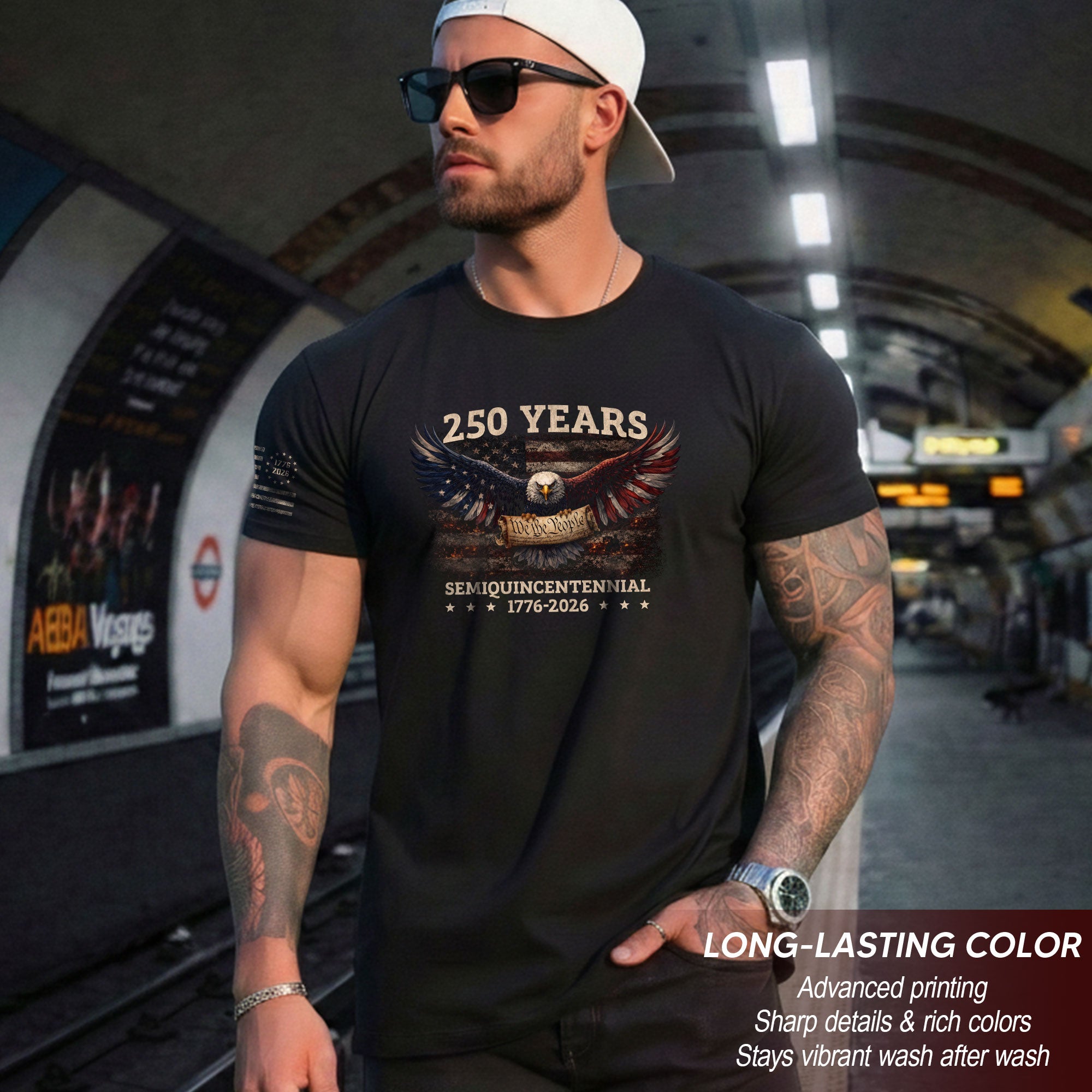 USA 250th Anniversary Shirt 1776–2026, Semiquincentennial American Eagle Commemoration