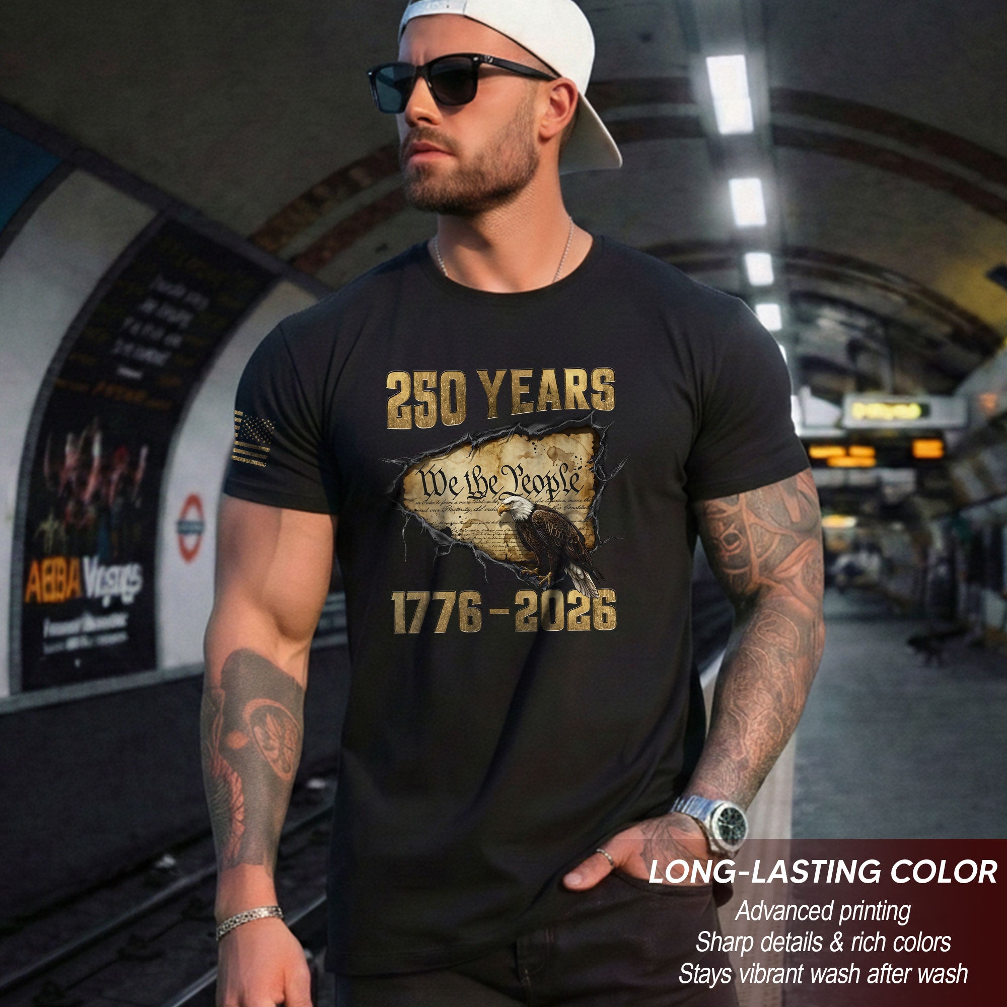 USA 250th Anniversary Shirt 1776–2026, Freedom Past and Present
