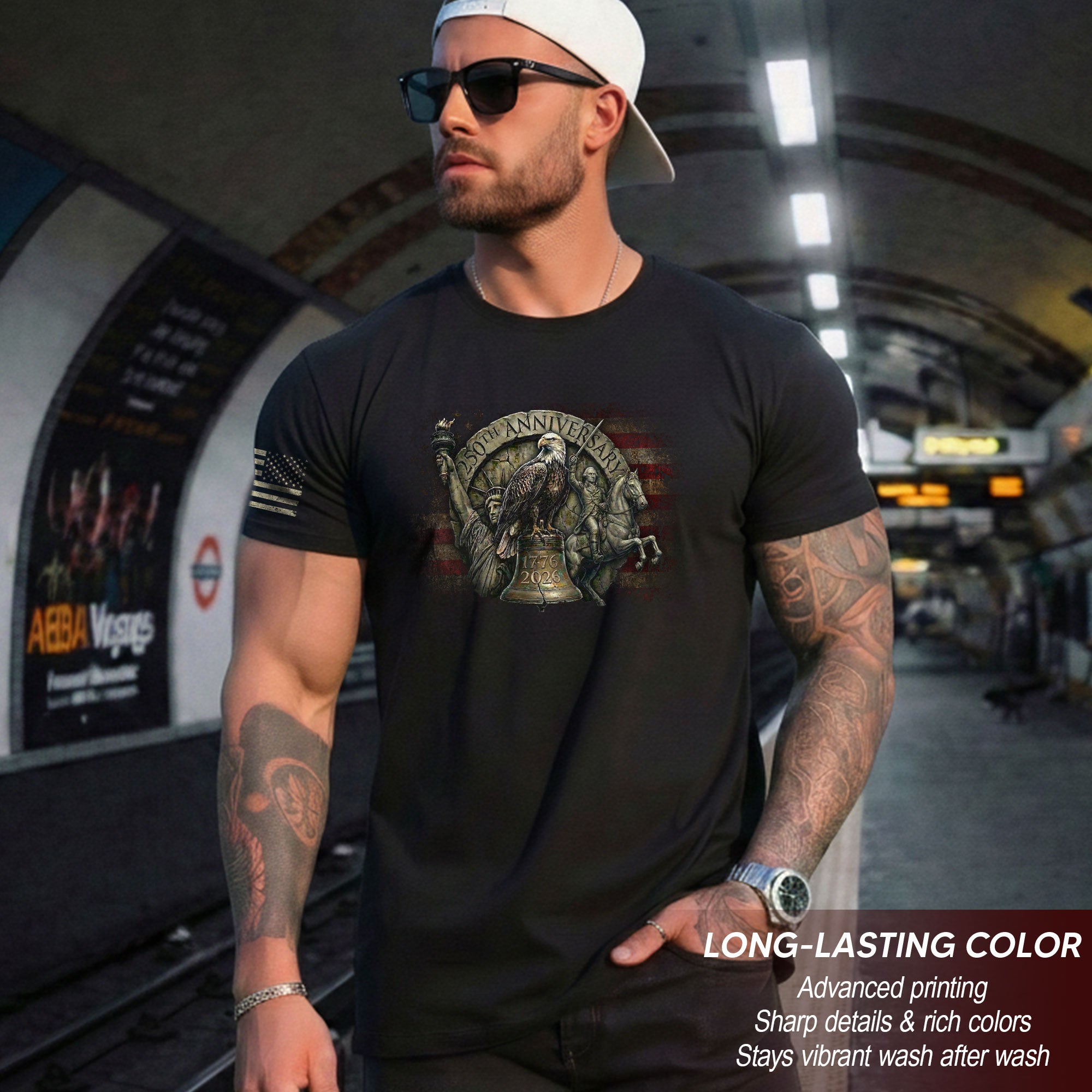 USA 250th Anniversary Eagle Shirt 1776–2026 Patriotic Freedom Heritage Tee