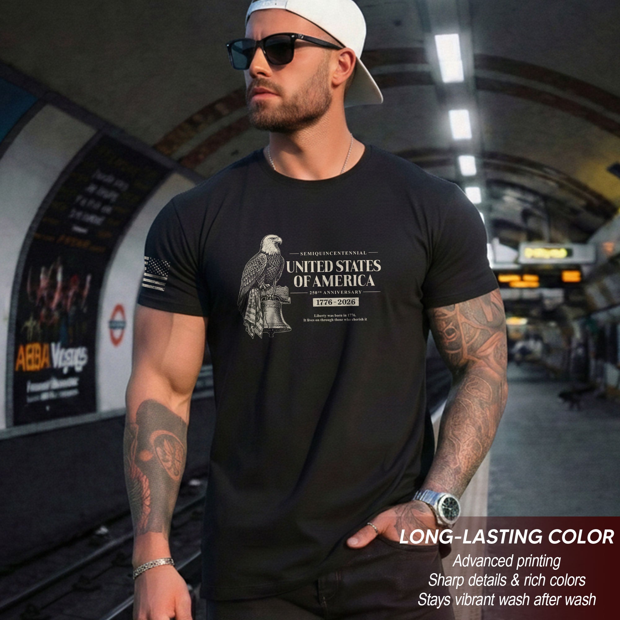 USA 250th Anniversary Shirt 1776–2026 Patriotic Freedom Celebration