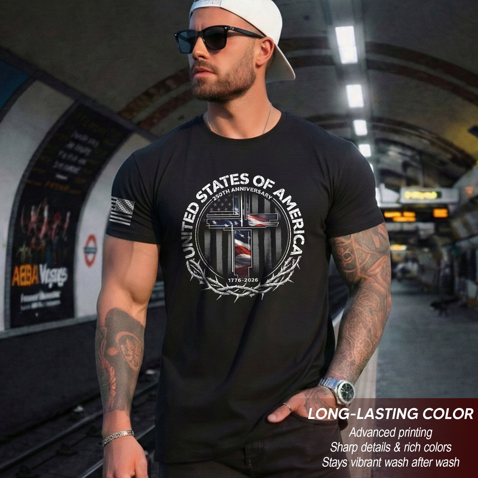 Christian USA 250th Anniversary Shirt 1776–2026 Faith & Freedom Legacy