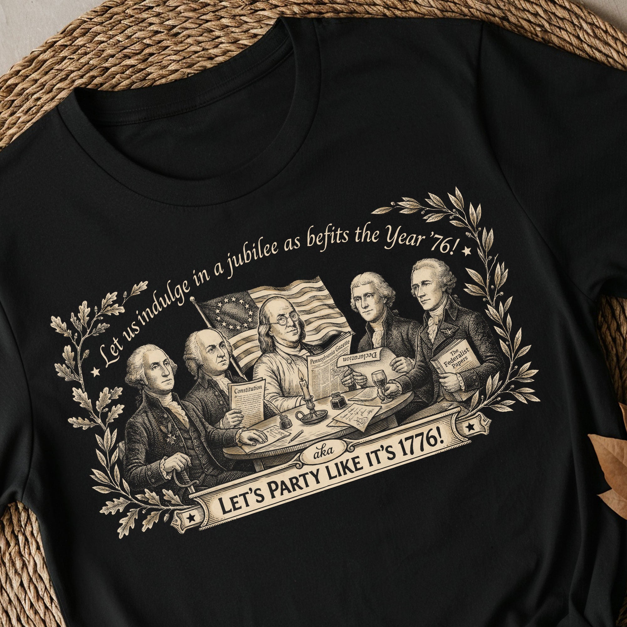 America 250th Anniversary Founding Fathers Vintage Shirt Let’s Party Like It’s 1776