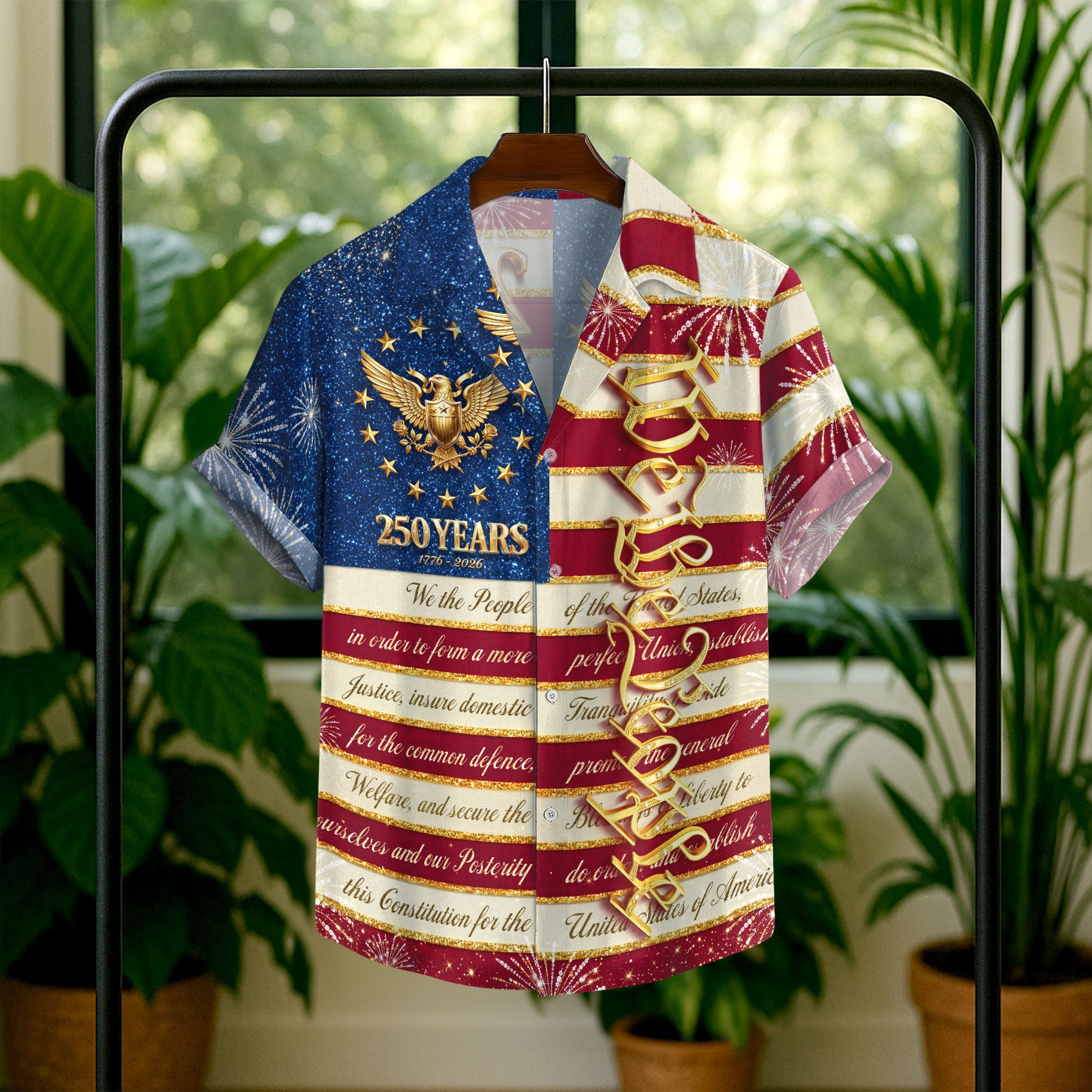 United States 250 Years Hawaiian Shirt Patriotic We The People Independence Day Gift