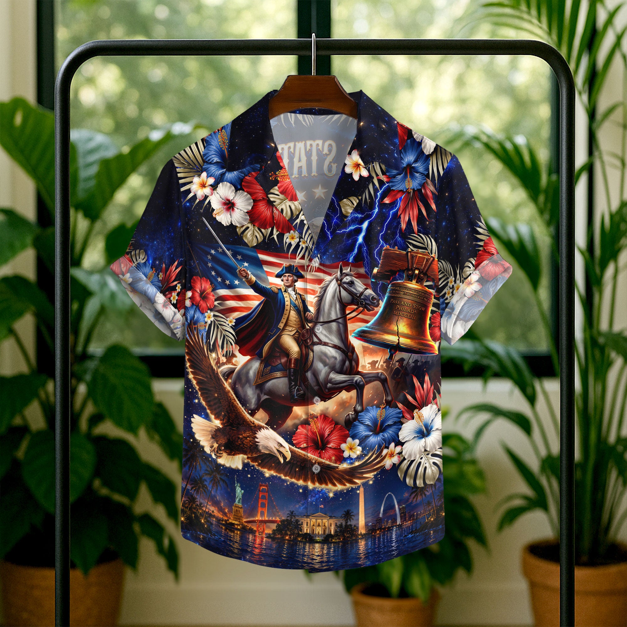 United States Of America 250 Years Hawaiian Shirt Patriotic Eagle Independence Day